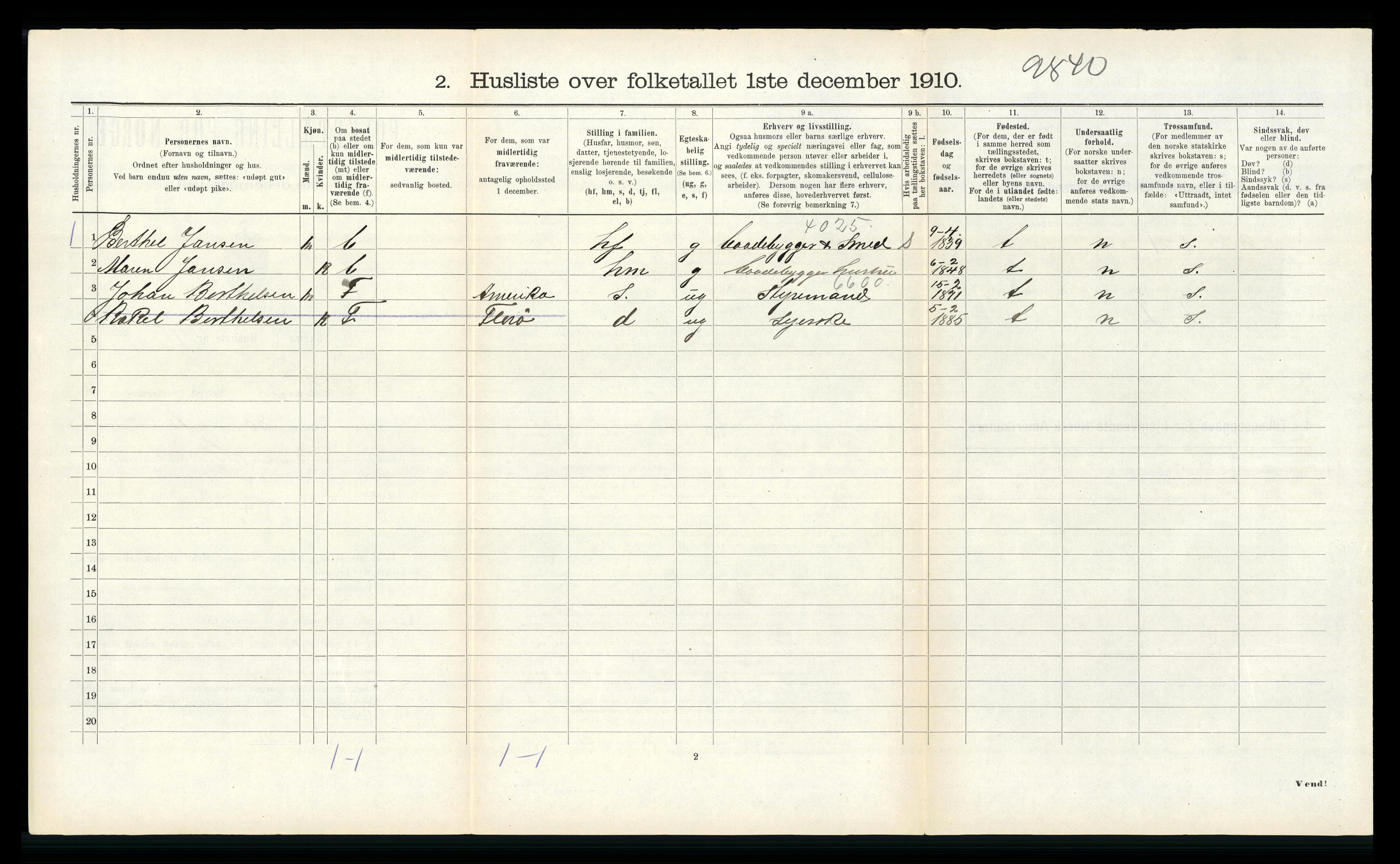 RA, Folketelling 1910 for 1437 Kinn herred, 1910, s. 523