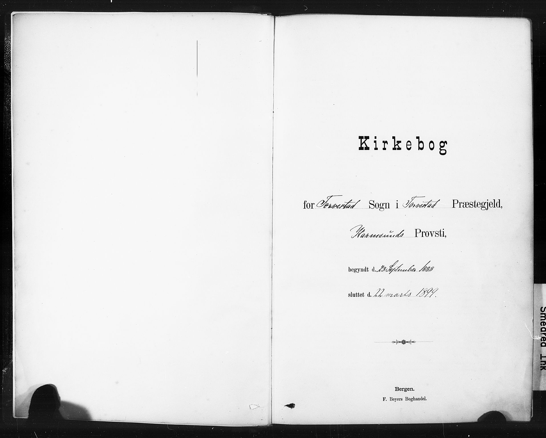 Torvastad sokneprestkontor, SAST/A -101857/H/Ha/Haa/L0015: Ministerialbok nr. A 14, 1888-1899