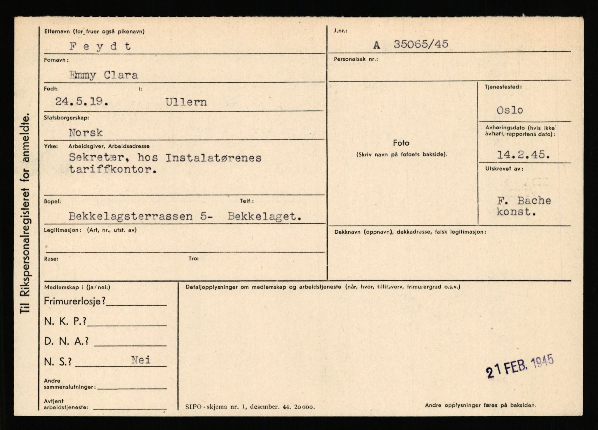 Statspolitiet - Hovedkontoret / Osloavdelingen, AV/RA-S-1329/C/Ca/L0004: Eid - funn av gjenstander	, 1943-1945, s. 2896