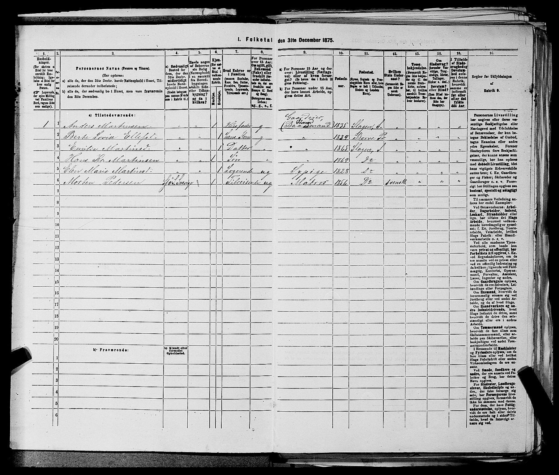 SAKO, Folketelling 1875 for 0721P Sem prestegjeld, 1875, s. 772