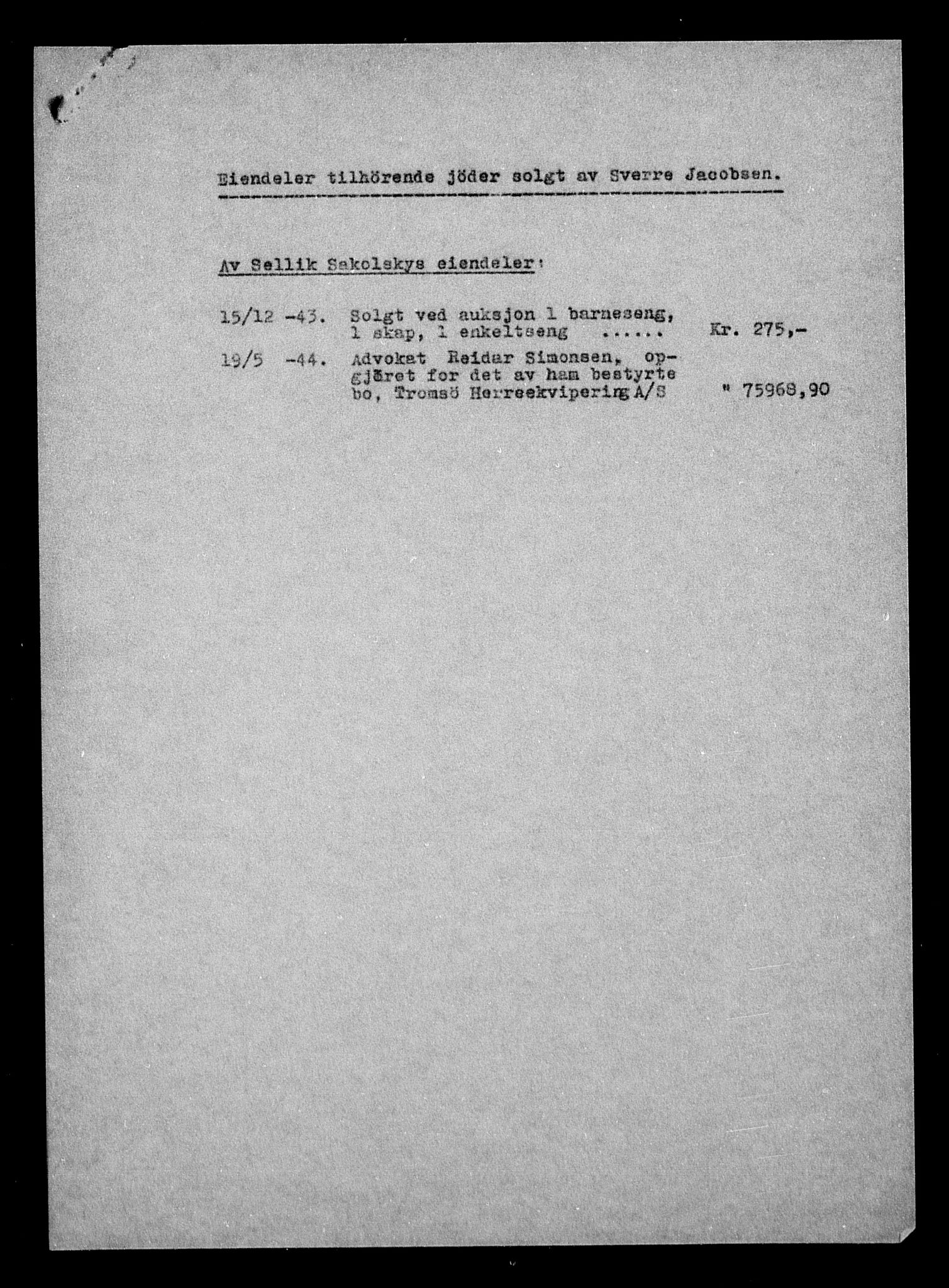 Justisdepartementet, Tilbakeføringskontoret for inndratte formuer, AV/RA-S-1564/H/Hc/Hcb/L0915: --, 1945-1947, s. 314