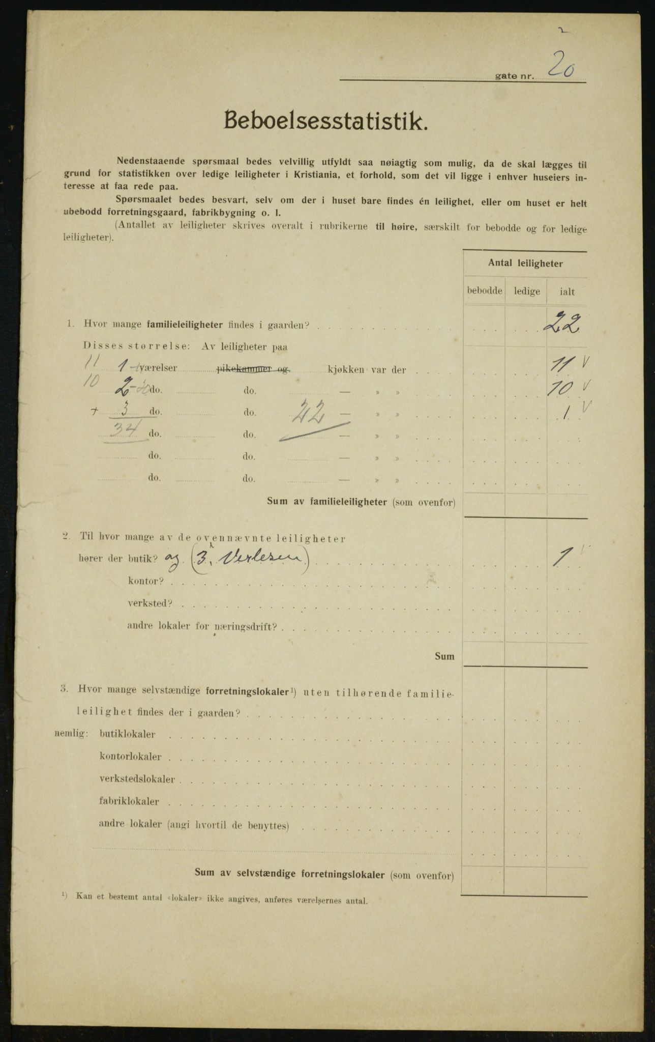 OBA, Kommunal folketelling 1.2.1910 for Kristiania, 1910, s. 7733