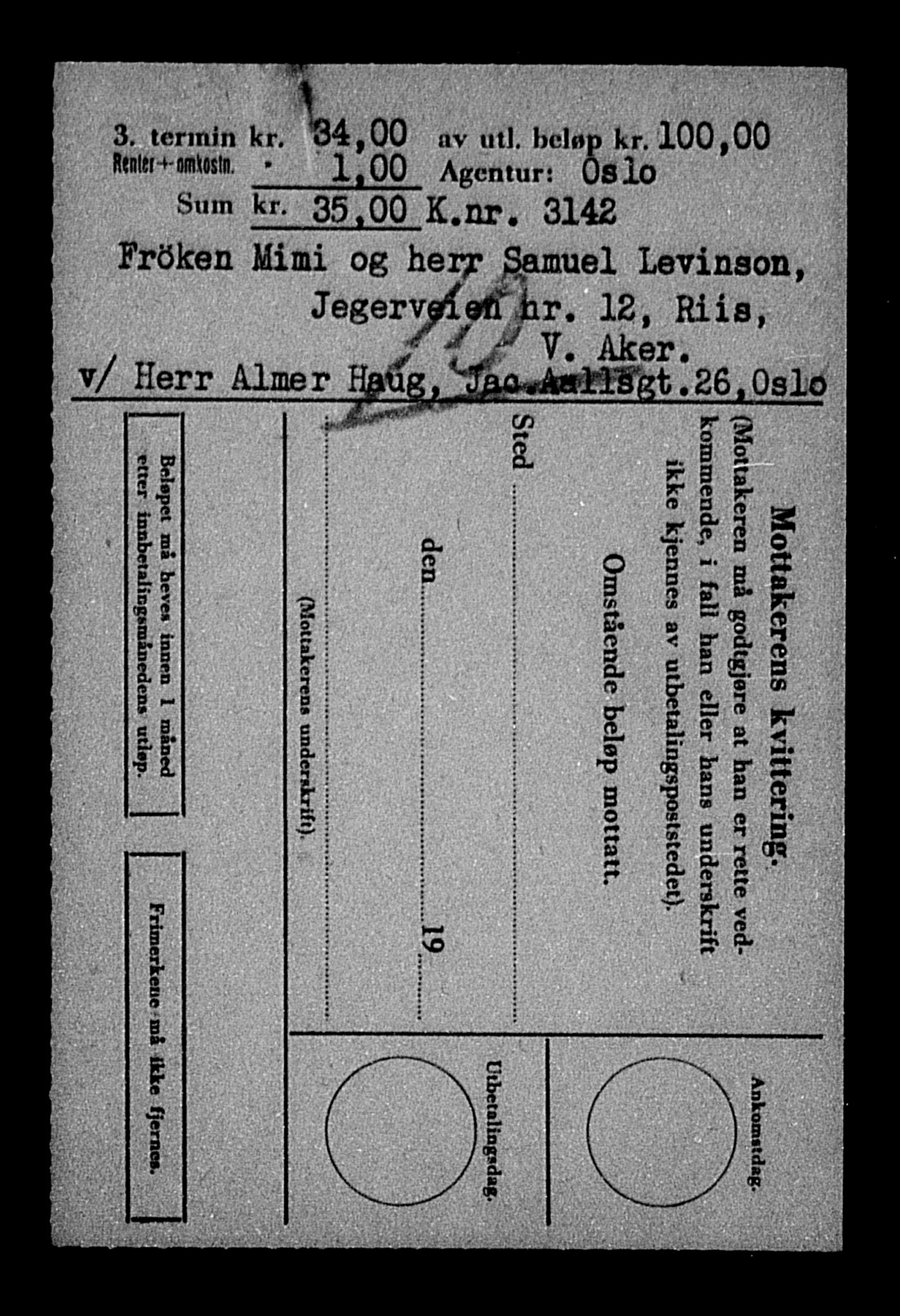 Justisdepartementet, Tilbakeføringskontoret for inndratte formuer, RA/S-1564/H/Hc/Hcc/L0958: --, 1945-1947, s. 363