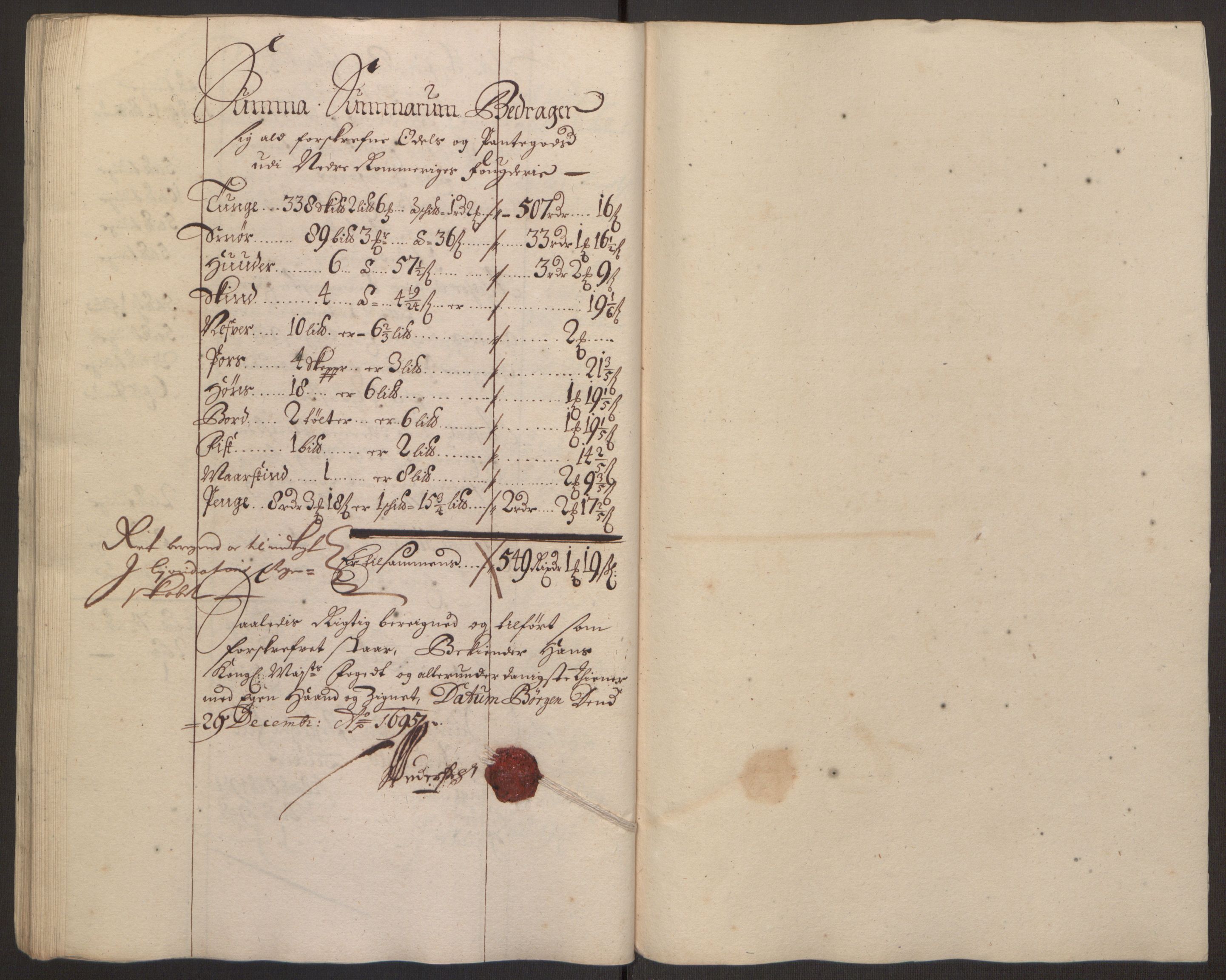 Rentekammeret inntil 1814, Reviderte regnskaper, Fogderegnskap, RA/EA-4092/R11/L0579: Fogderegnskap Nedre Romerike, 1694-1695, s. 386