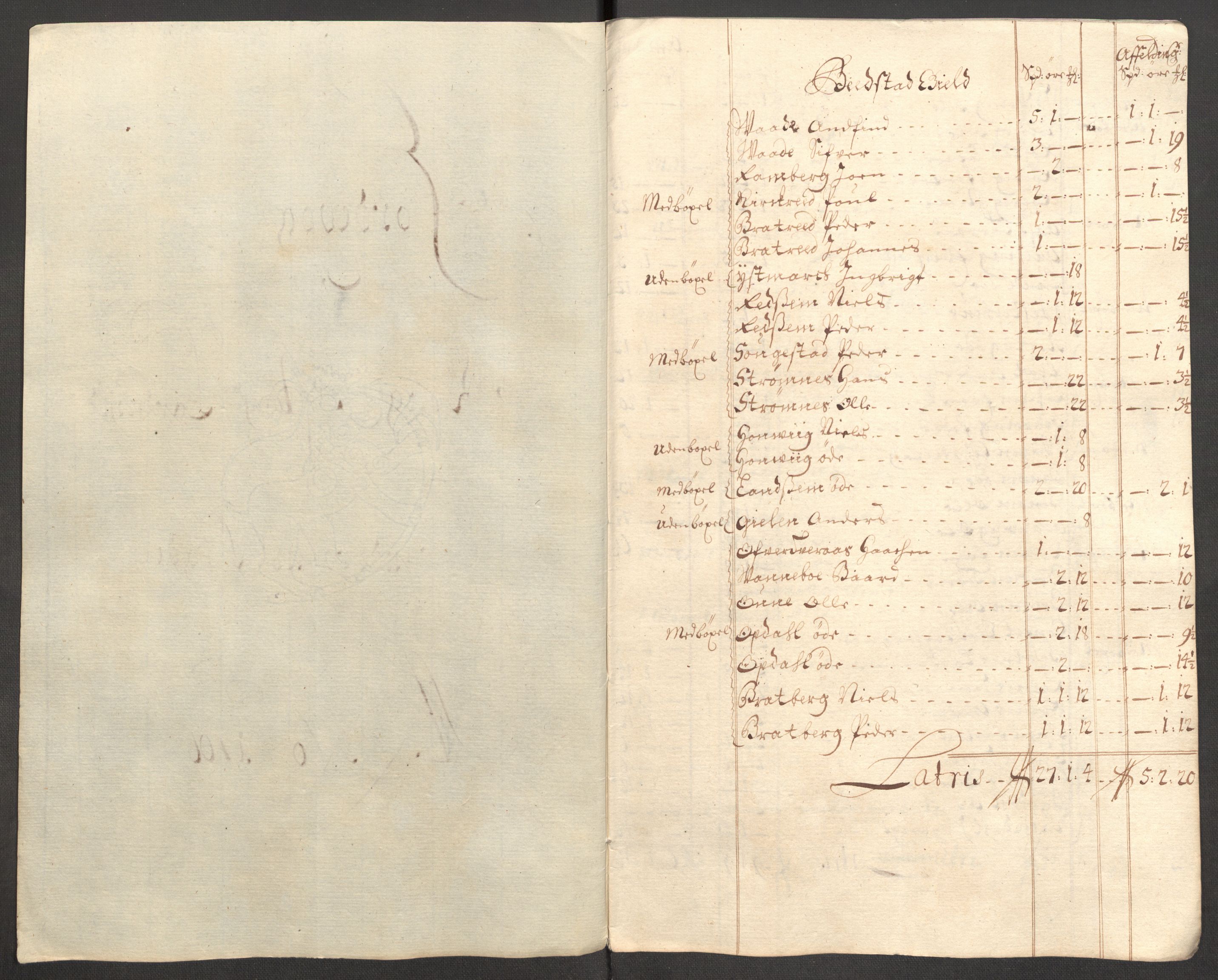 Rentekammeret inntil 1814, Reviderte regnskaper, Fogderegnskap, RA/EA-4092/R63/L4315: Fogderegnskap Inderøy, 1706-1707, s. 152