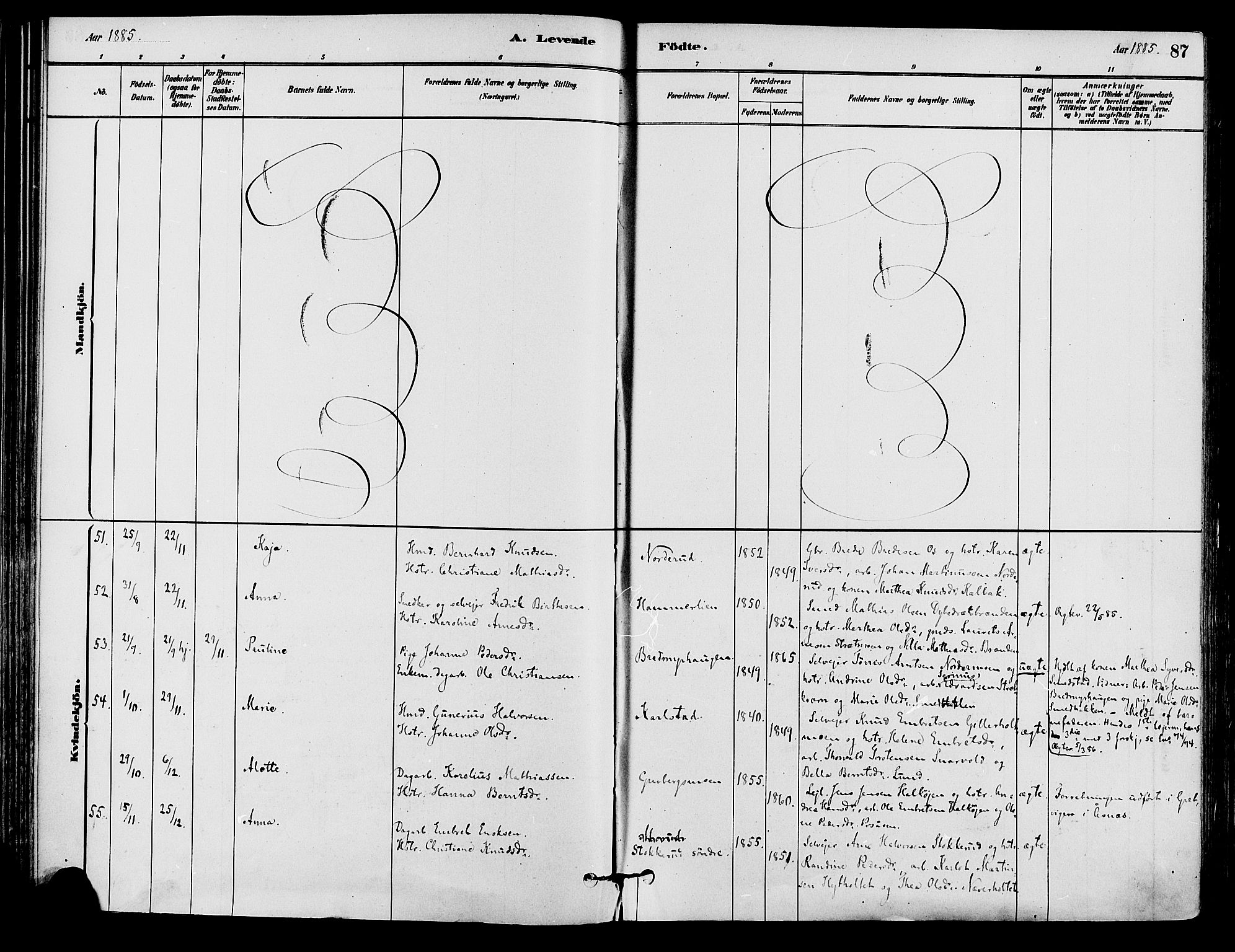 Våler prestekontor, Hedmark, AV/SAH-PREST-040/H/Ha/Haa/L0002: Ministerialbok nr. 3, 1879-1911, s. 87