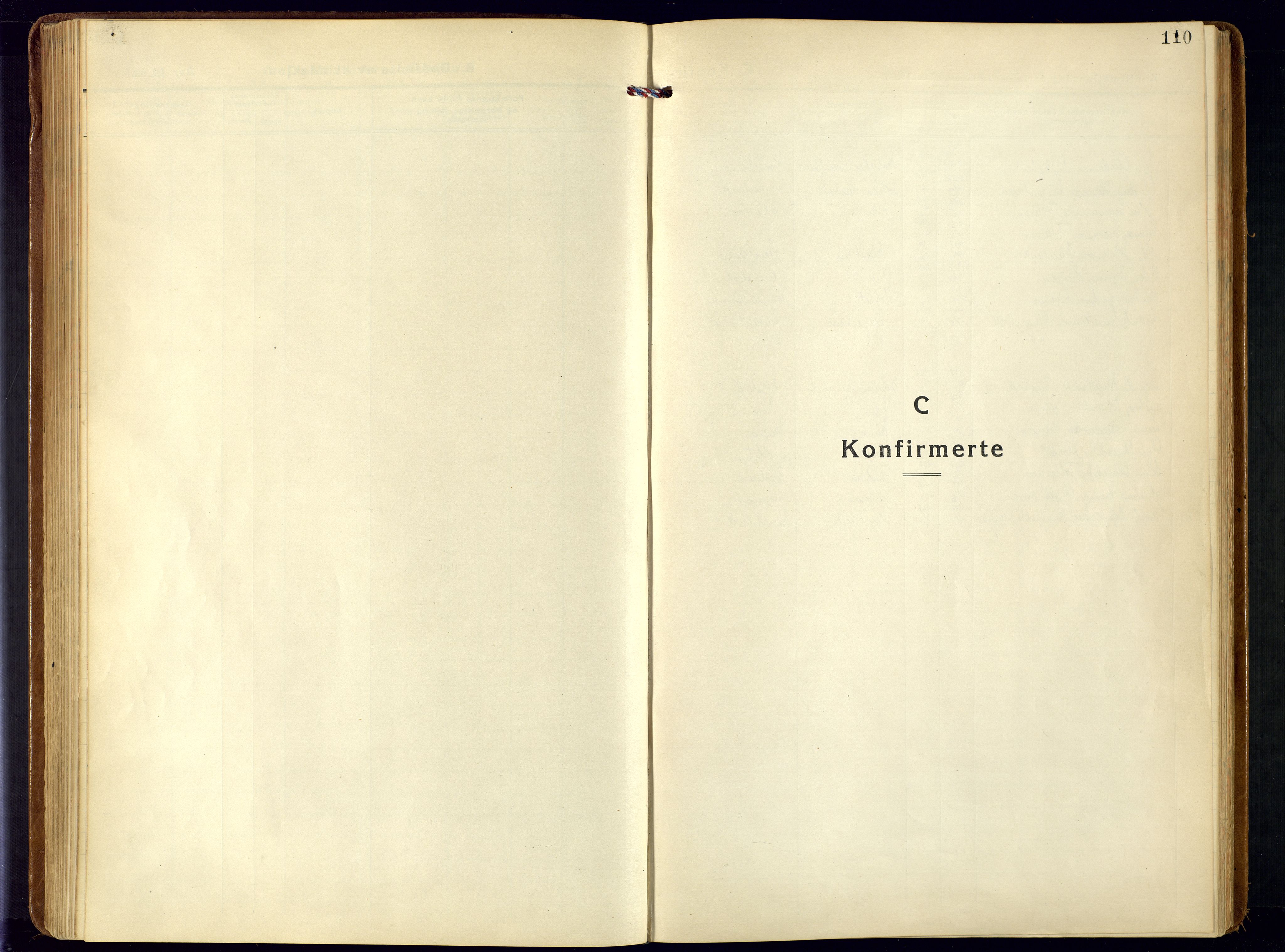 Bjelland sokneprestkontor, SAK/1111-0005/F/Fa/Fab/L0005: Ministerialbok nr. A 5, 1921-1951, s. 110