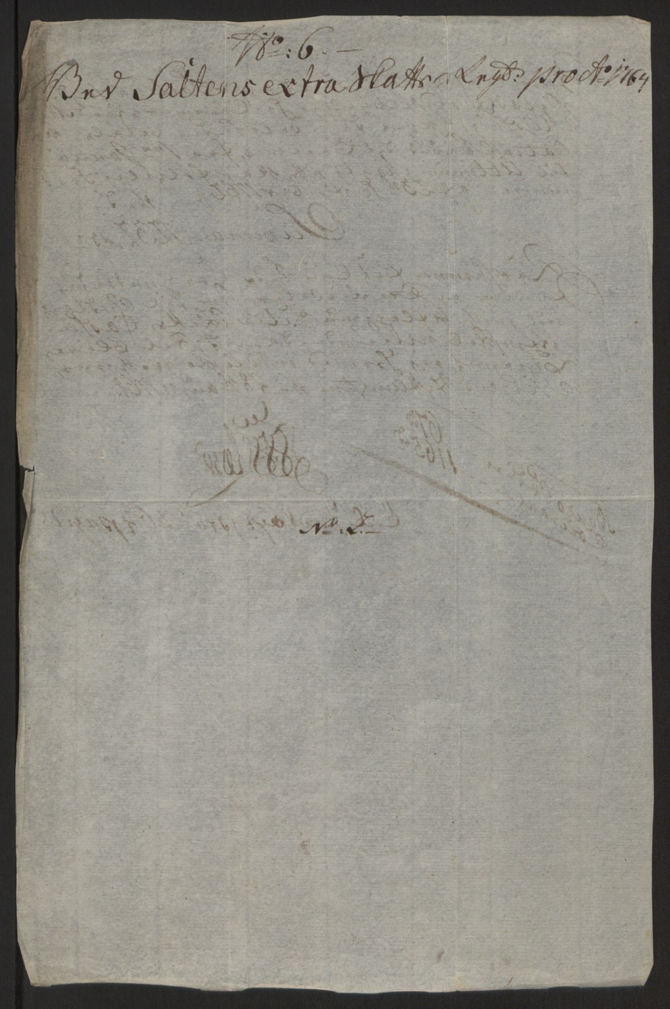 Rentekammeret inntil 1814, Reviderte regnskaper, Fogderegnskap, RA/EA-4092/R66/L4670: Ekstraskatten Salten, 1762-1764, s. 400