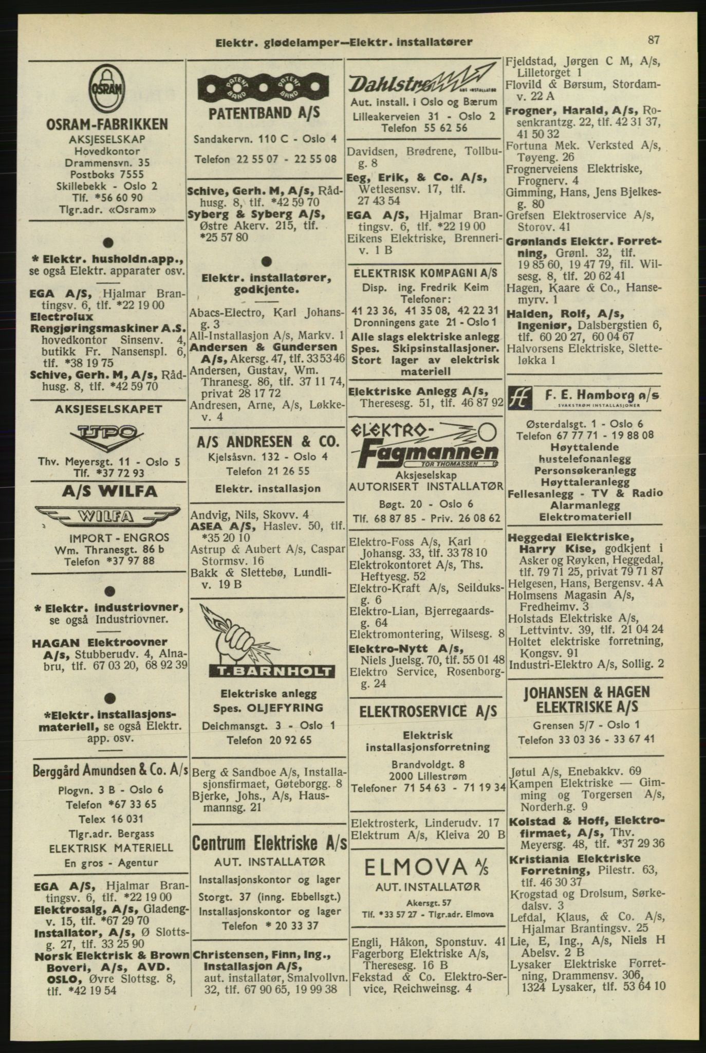 Kristiania/Oslo adressebok, PUBL/-, 1974-1975, s. 87