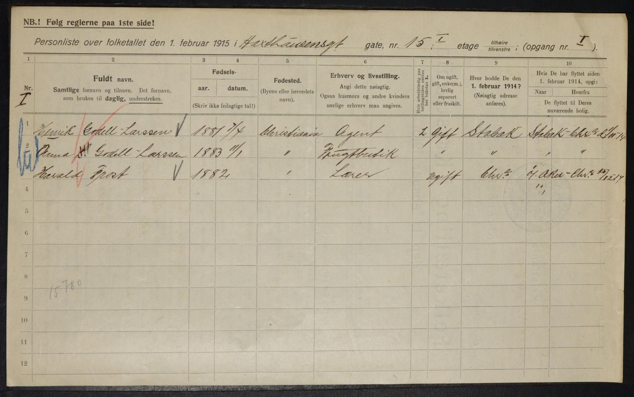 OBA, Kommunal folketelling 1.2.1915 for Kristiania, 1915, s. 35286
