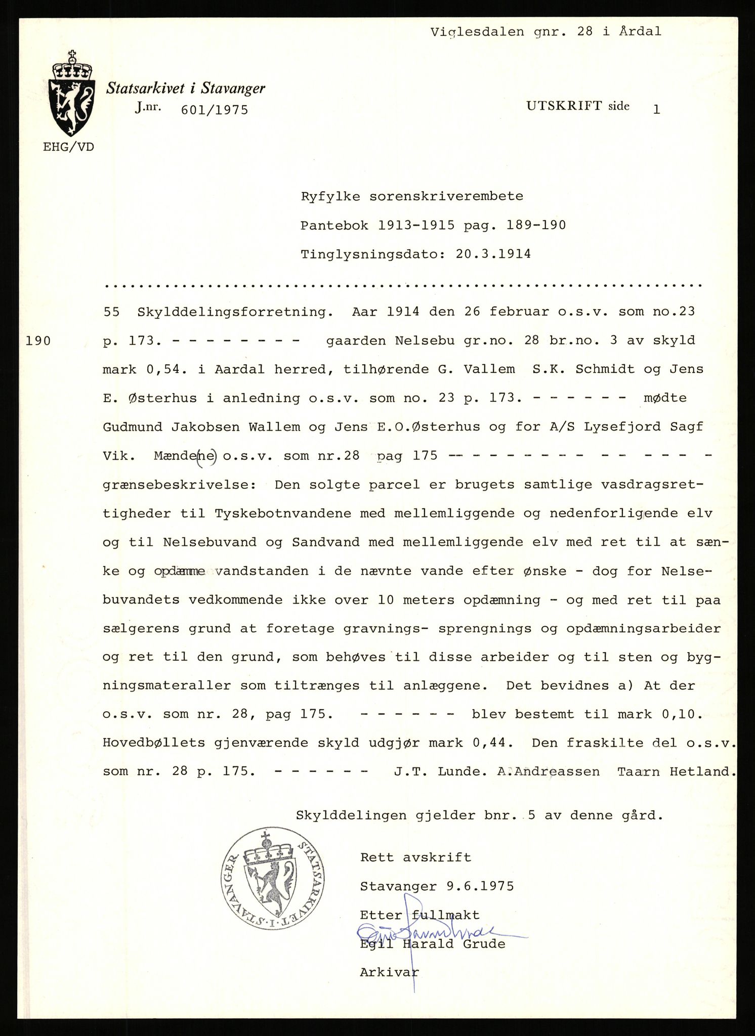 Statsarkivet i Stavanger, AV/SAST-A-101971/03/Y/Yj/L0094: Avskrifter sortert etter gårdsnavn: Vetrhus - Vik i Nerstrand, 1750-1930, s. 557