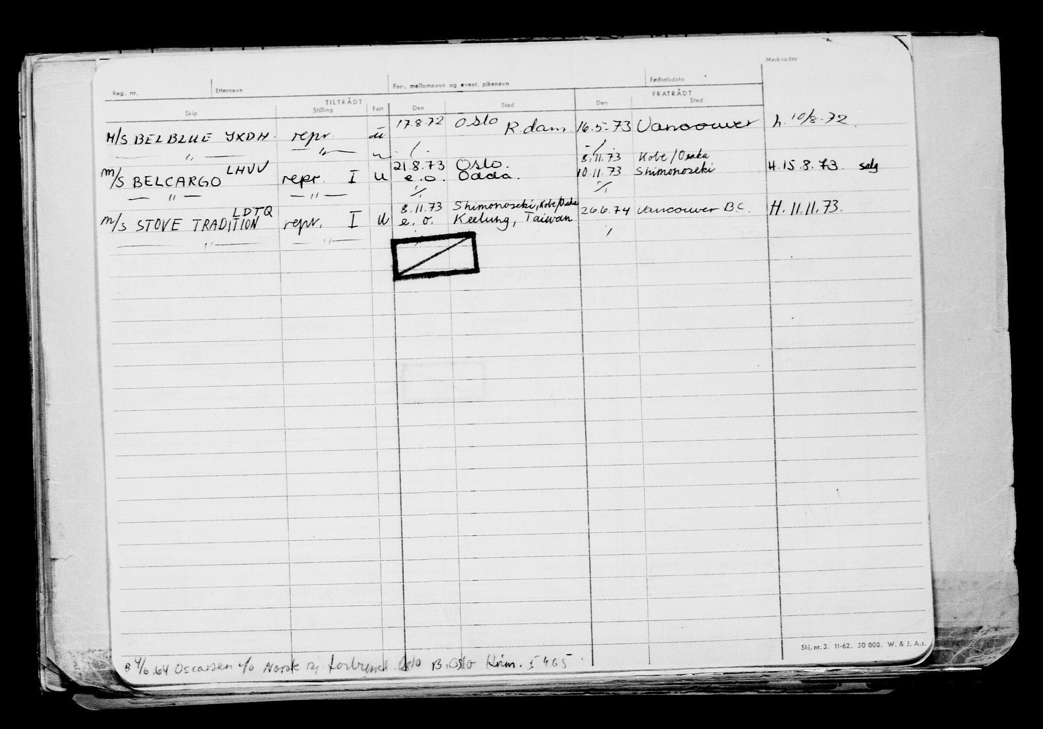 Direktoratet for sjømenn, AV/RA-S-3545/G/Gb/L0144: Hovedkort, 1916, s. 728