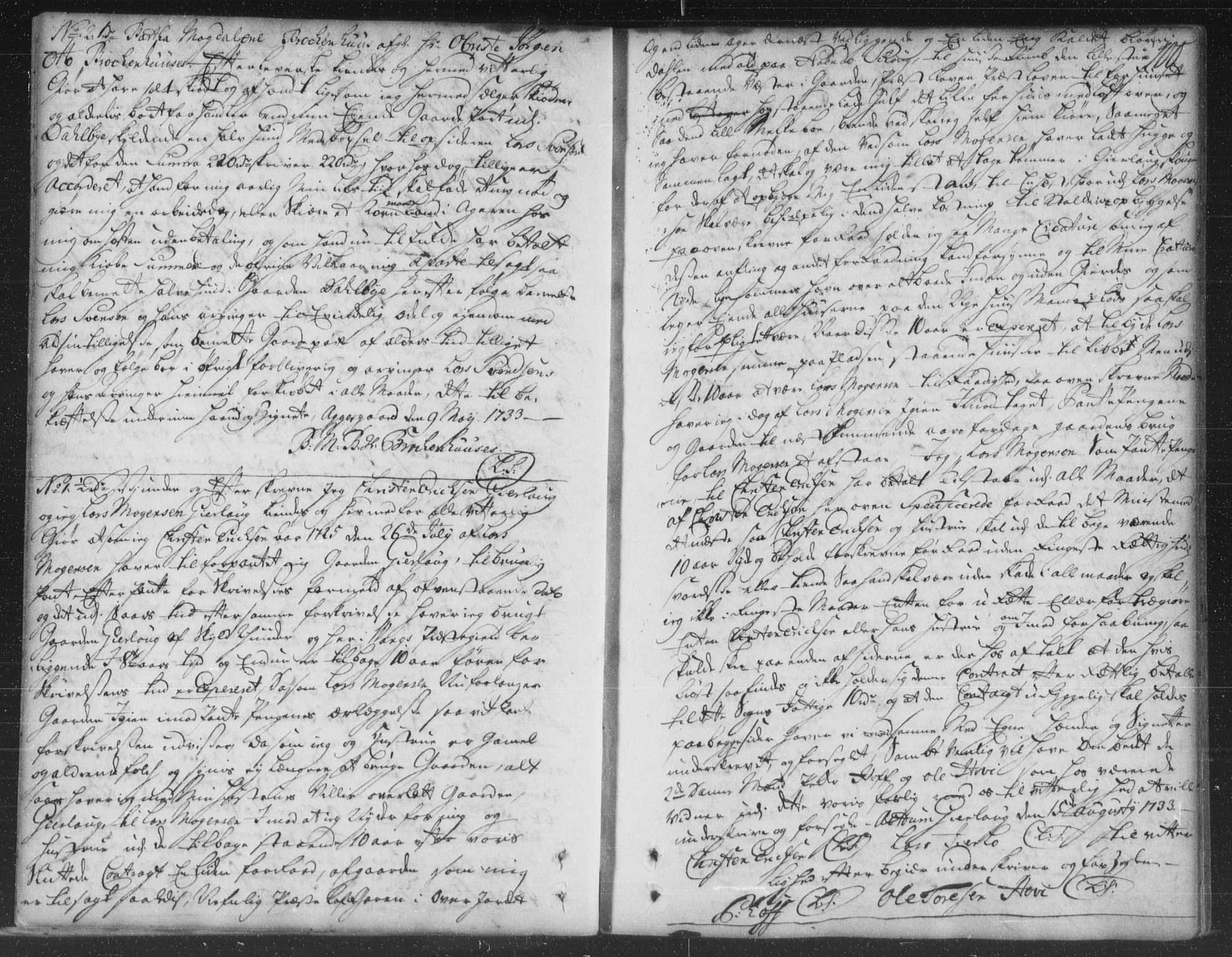 Hedemarken sorenskriveri, SAH/TING-034/H/Hb/L0004A: Pantebok nr. 4a, 1732-1735, s. 100