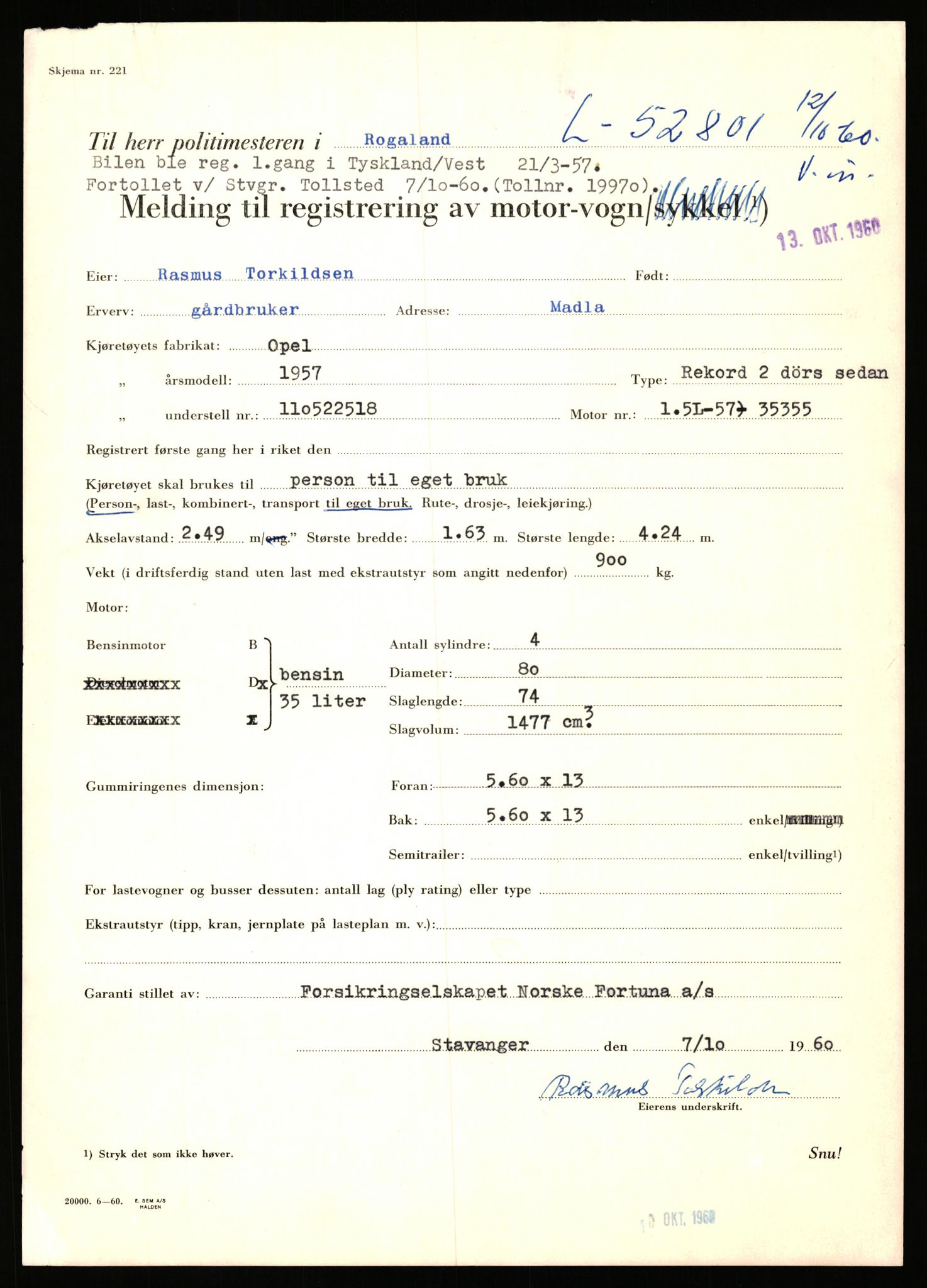 Stavanger trafikkstasjon, AV/SAST-A-101942/0/F/L0052: L-52100 - L-52899, 1930-1971, s. 1989