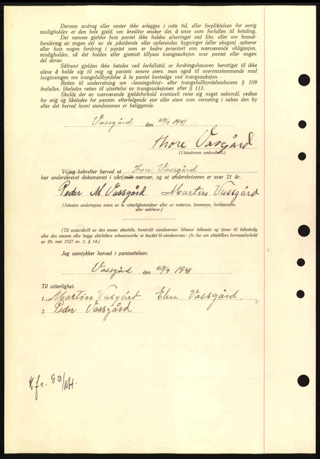Nordmøre sorenskriveri, SAT/A-4132/1/2/2Ca: Pantebok nr. B88, 1941-1942, Dagboknr: 1783/1941