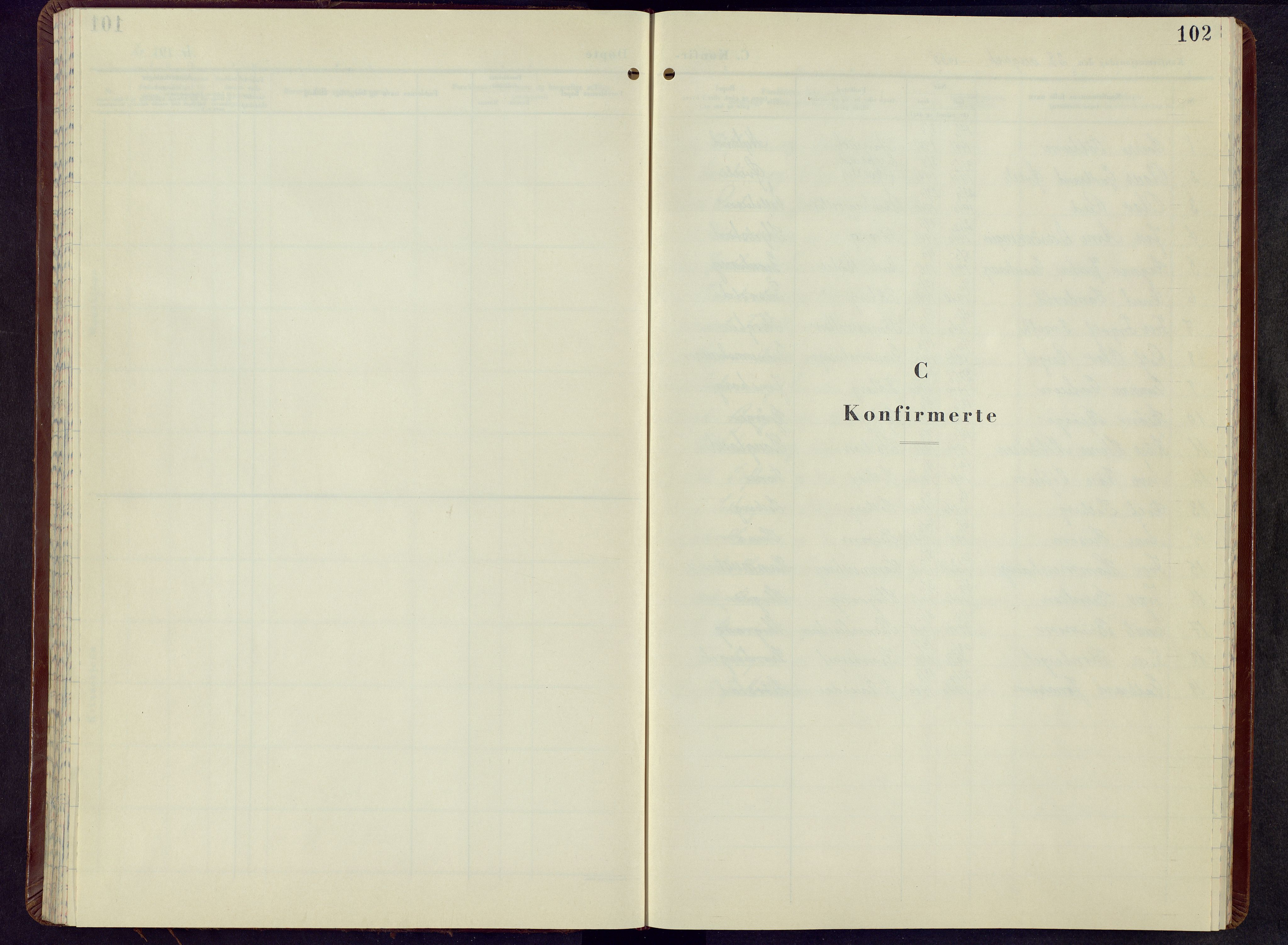 Vestre Gausdal prestekontor, AV/SAH-PREST-094/H/Ha/Hab/L0007: Klokkerbok nr. 7, 1955-1977, s. 102