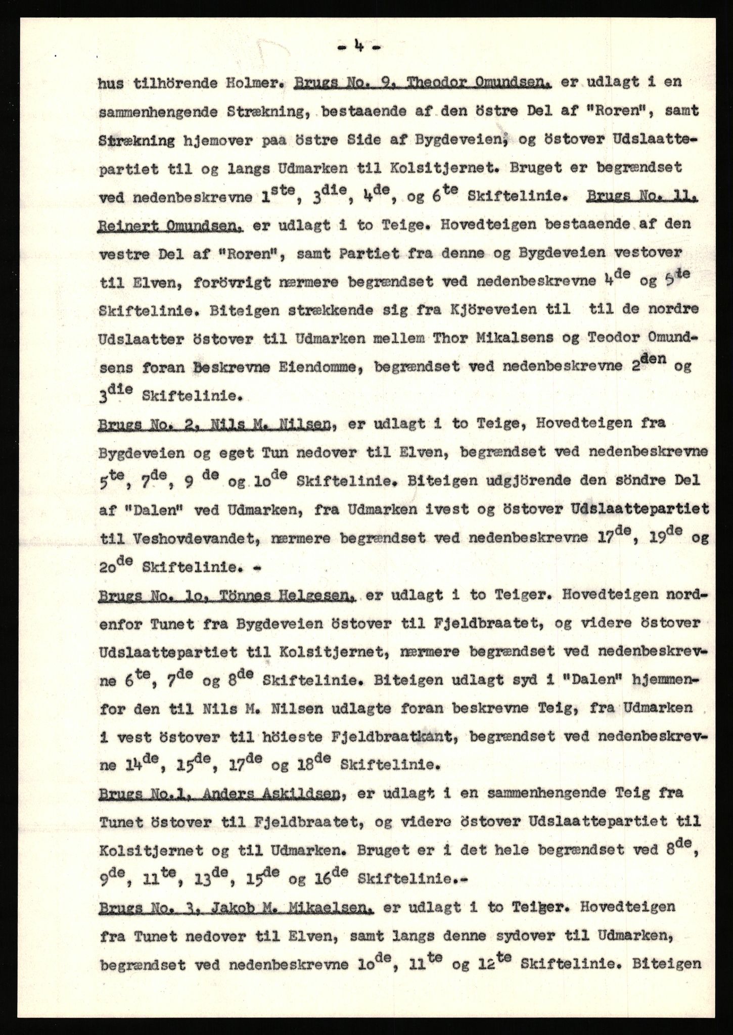 Statsarkivet i Stavanger, SAST/A-101971/03/Y/Yj/L0058: Avskrifter sortert etter gårdsnavn: Meling i Håland - Mjølsnes øvre, 1750-1930, s. 447