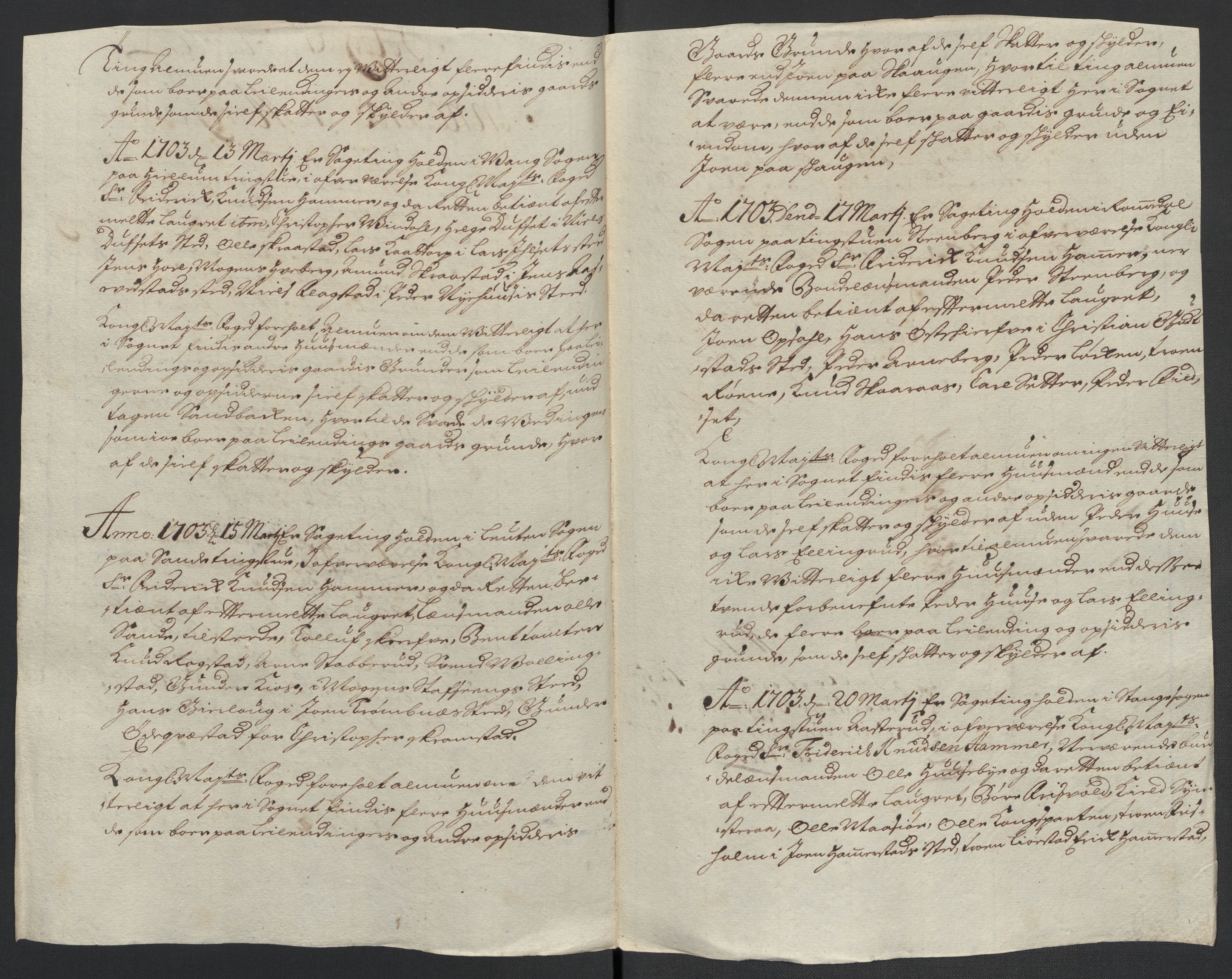 Rentekammeret inntil 1814, Reviderte regnskaper, Fogderegnskap, AV/RA-EA-4092/R16/L1041: Fogderegnskap Hedmark, 1703-1704, s. 98