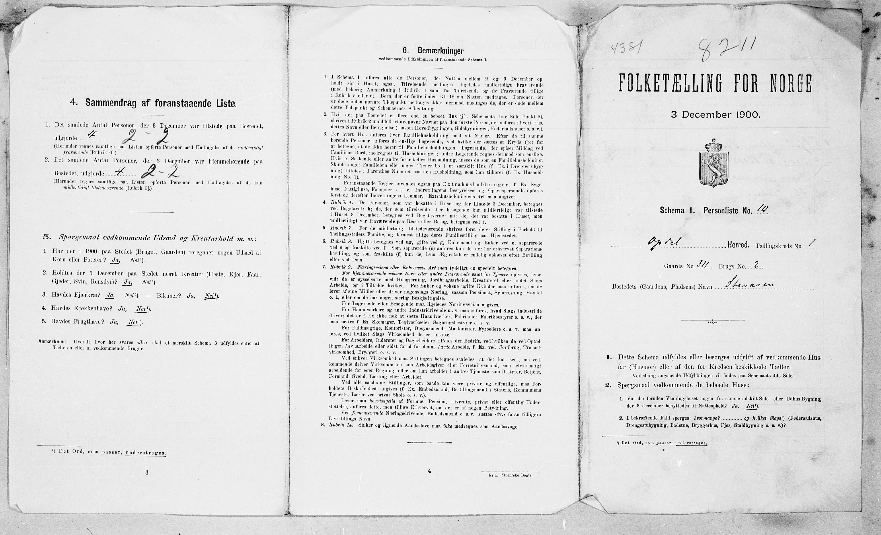 SAT, Folketelling 1900 for 1634 Oppdal herred, 1900, s. 34