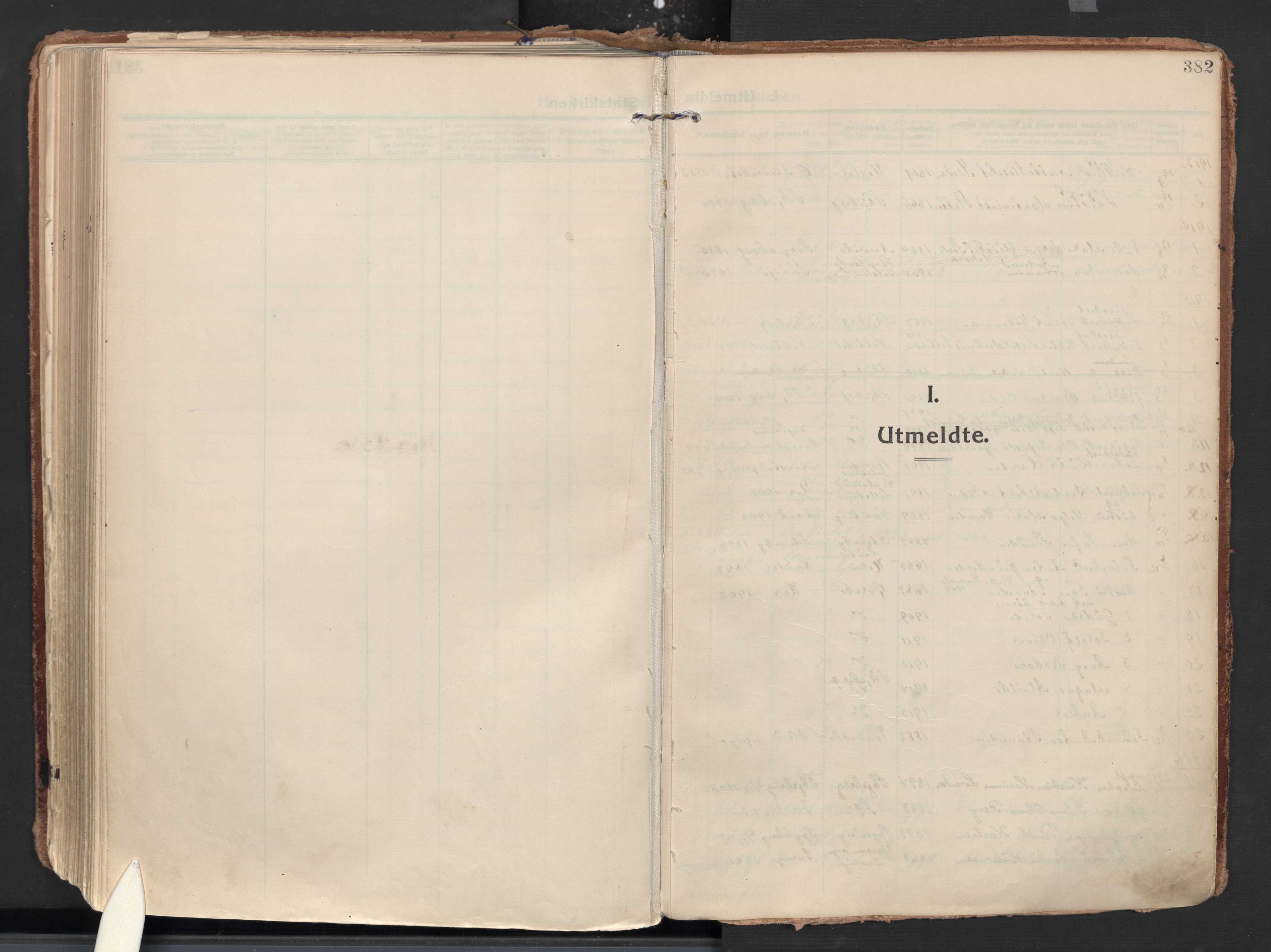 Skjeberg prestekontor Kirkebøker, AV/SAO-A-10923/F/Fa/L0011: Ministerialbok nr. I 11, 1912-1939, s. 382