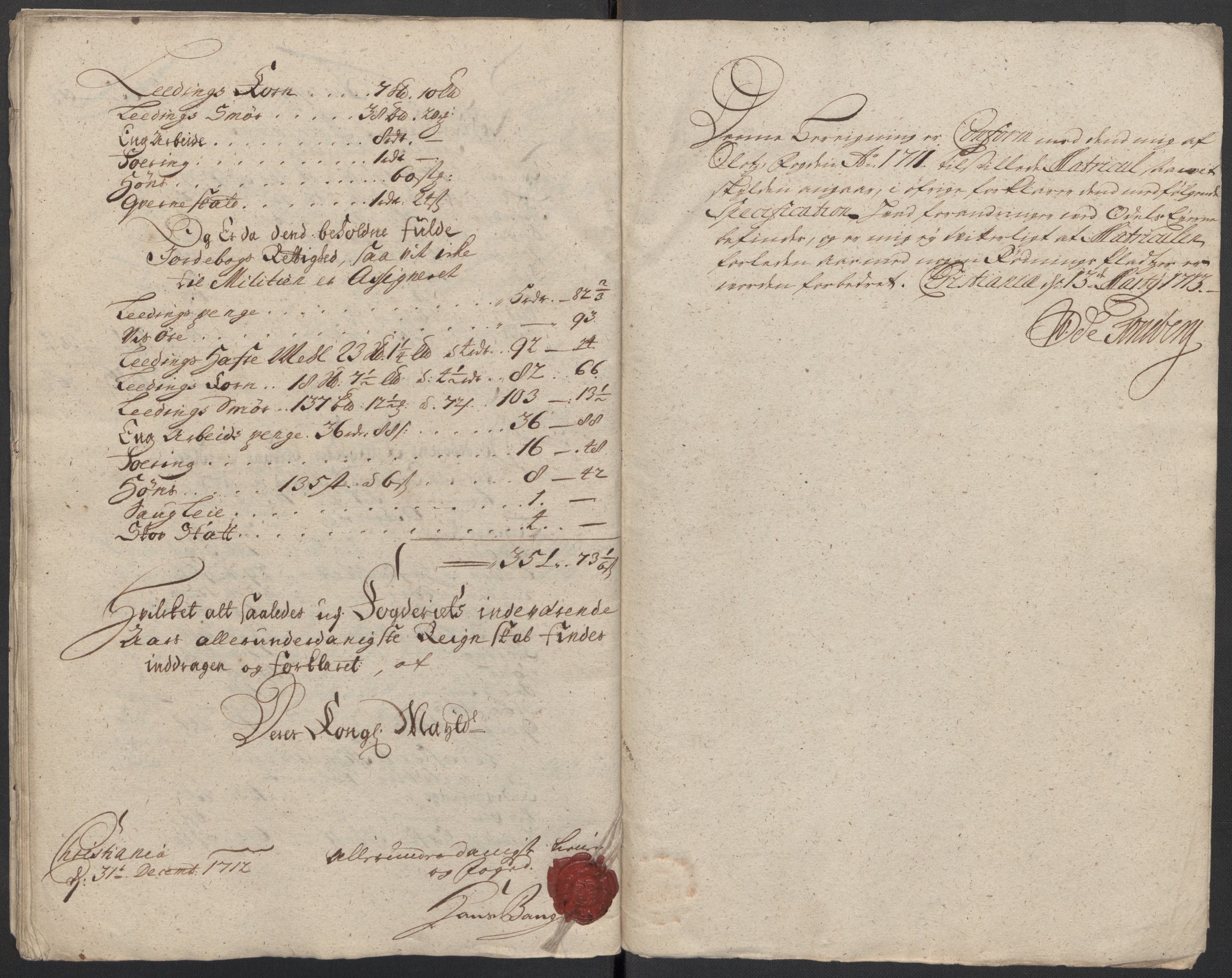 Rentekammeret inntil 1814, Reviderte regnskaper, Fogderegnskap, AV/RA-EA-4092/R10/L0450: Fogderegnskap Aker og Follo, 1712, s. 41