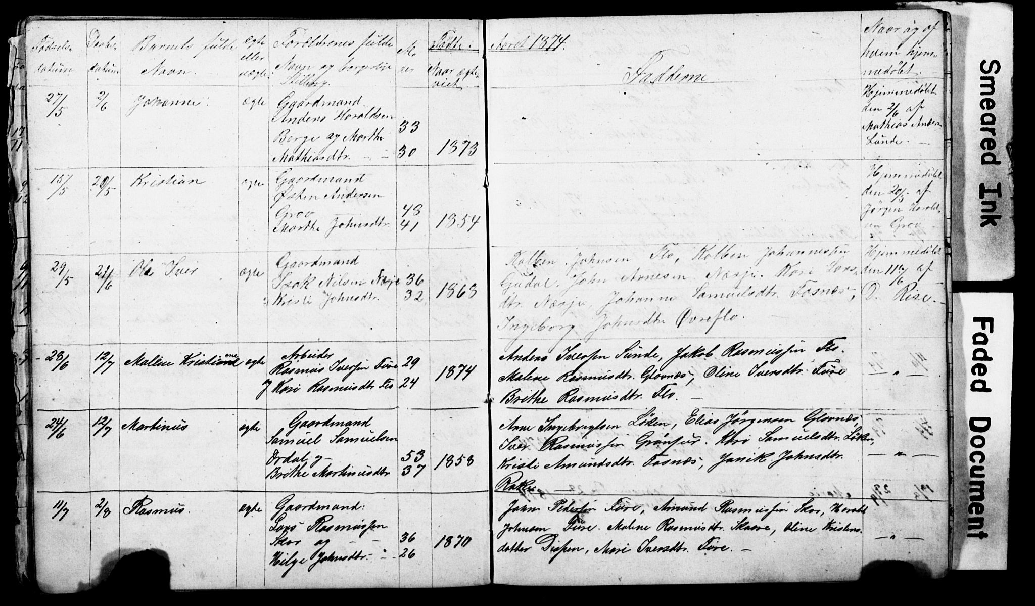 Stryn Sokneprestembete, AV/SAB-A-82501: Klokkerbok nr. C 1A, 1866-1875, s. 42