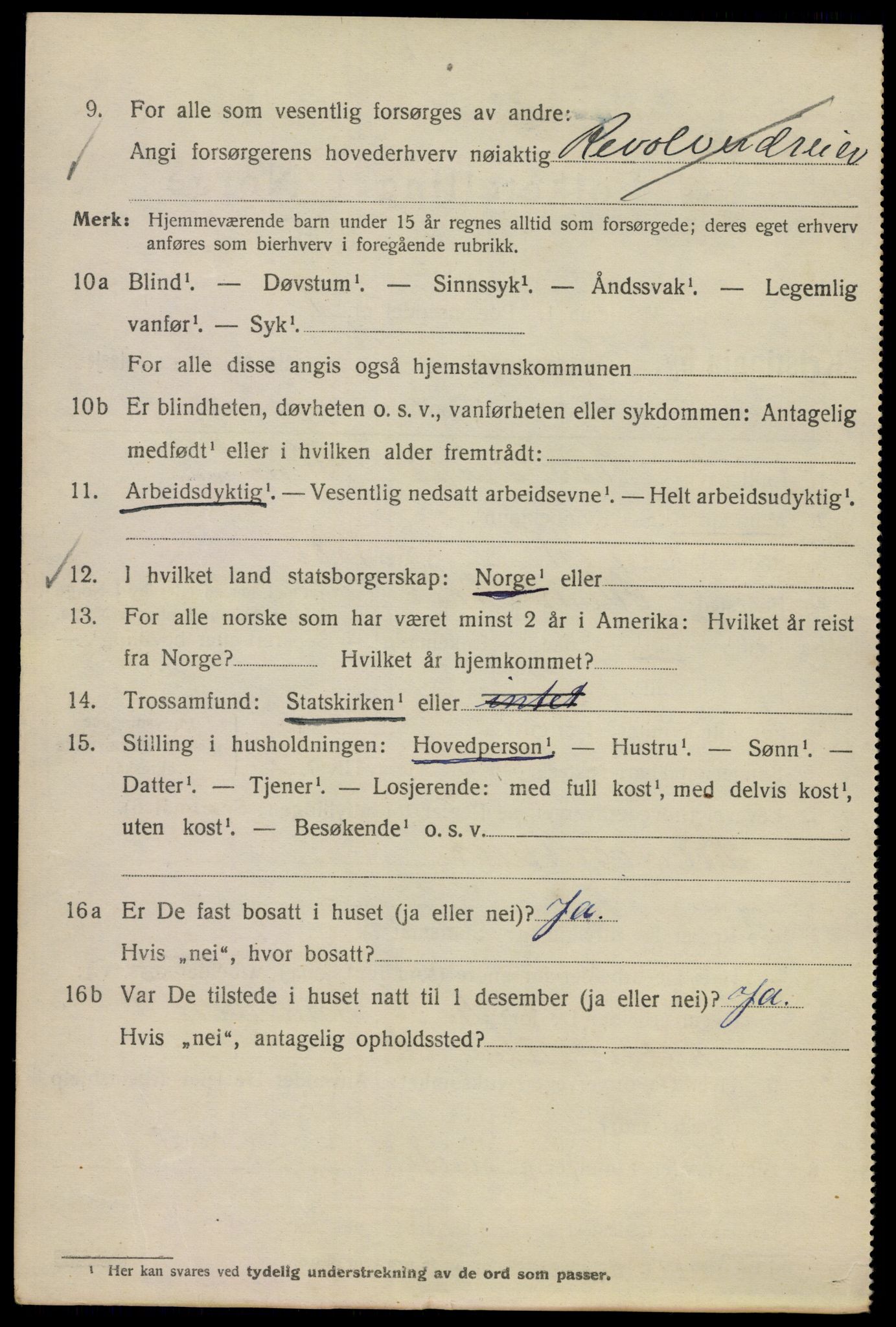 SAO, Folketelling 1920 for 0301 Kristiania kjøpstad, 1920, s. 369844