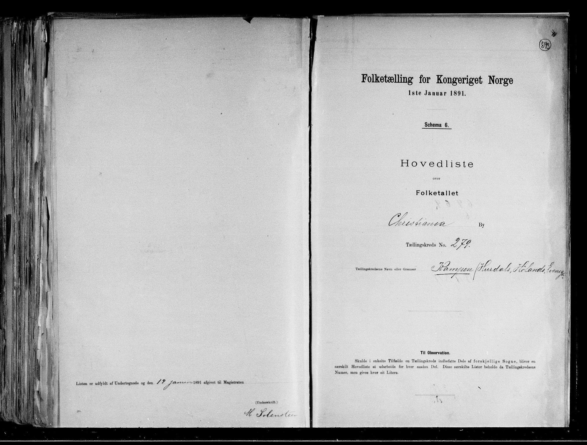 RA, Folketelling 1891 for 0301 Kristiania kjøpstad, 1891, s. 160892