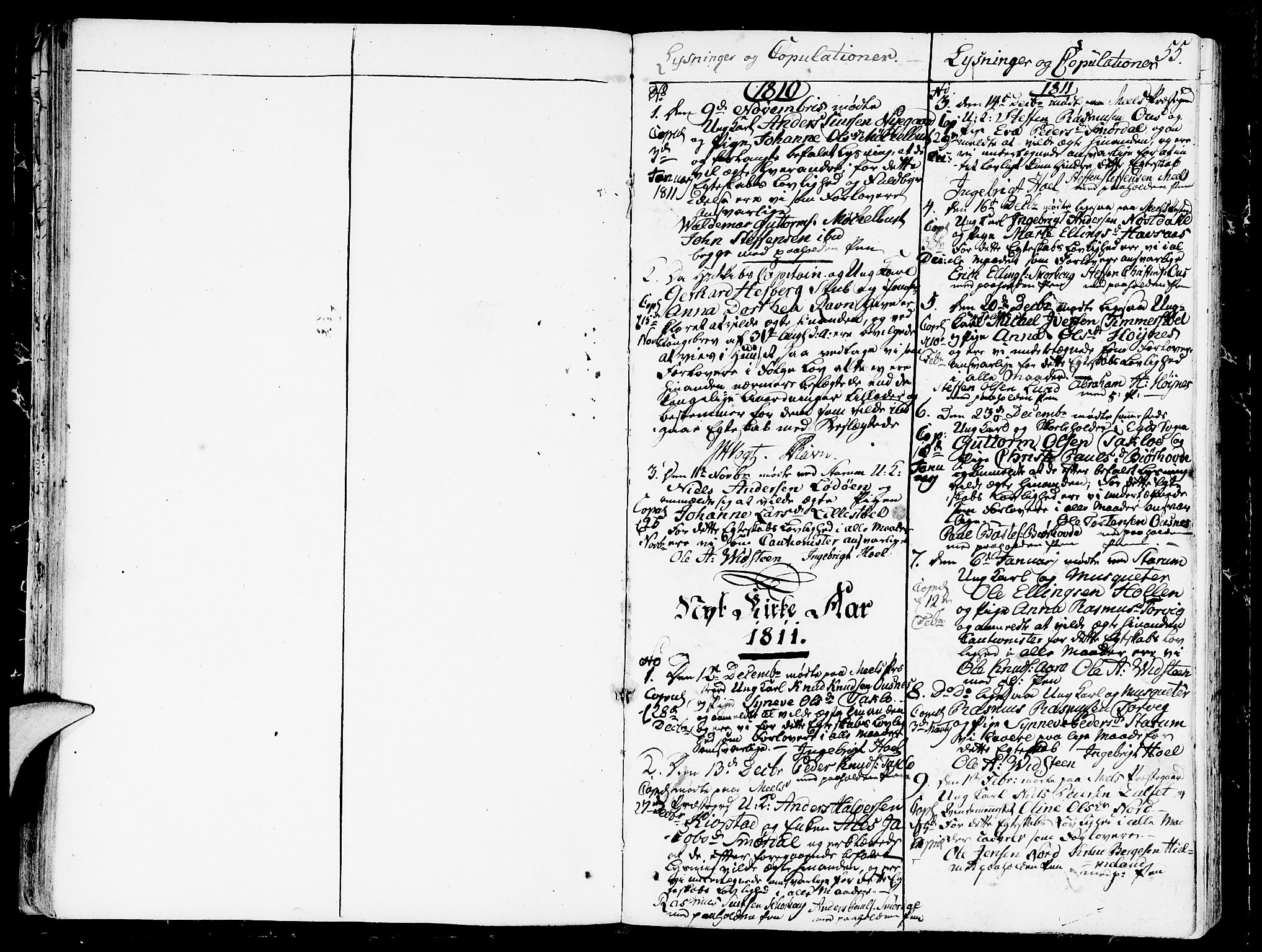 Eid sokneprestembete, AV/SAB-A-82301/H/Haa/Haaa/L0004: Ministerialbok nr. A 4, 1806-1815, s. 55