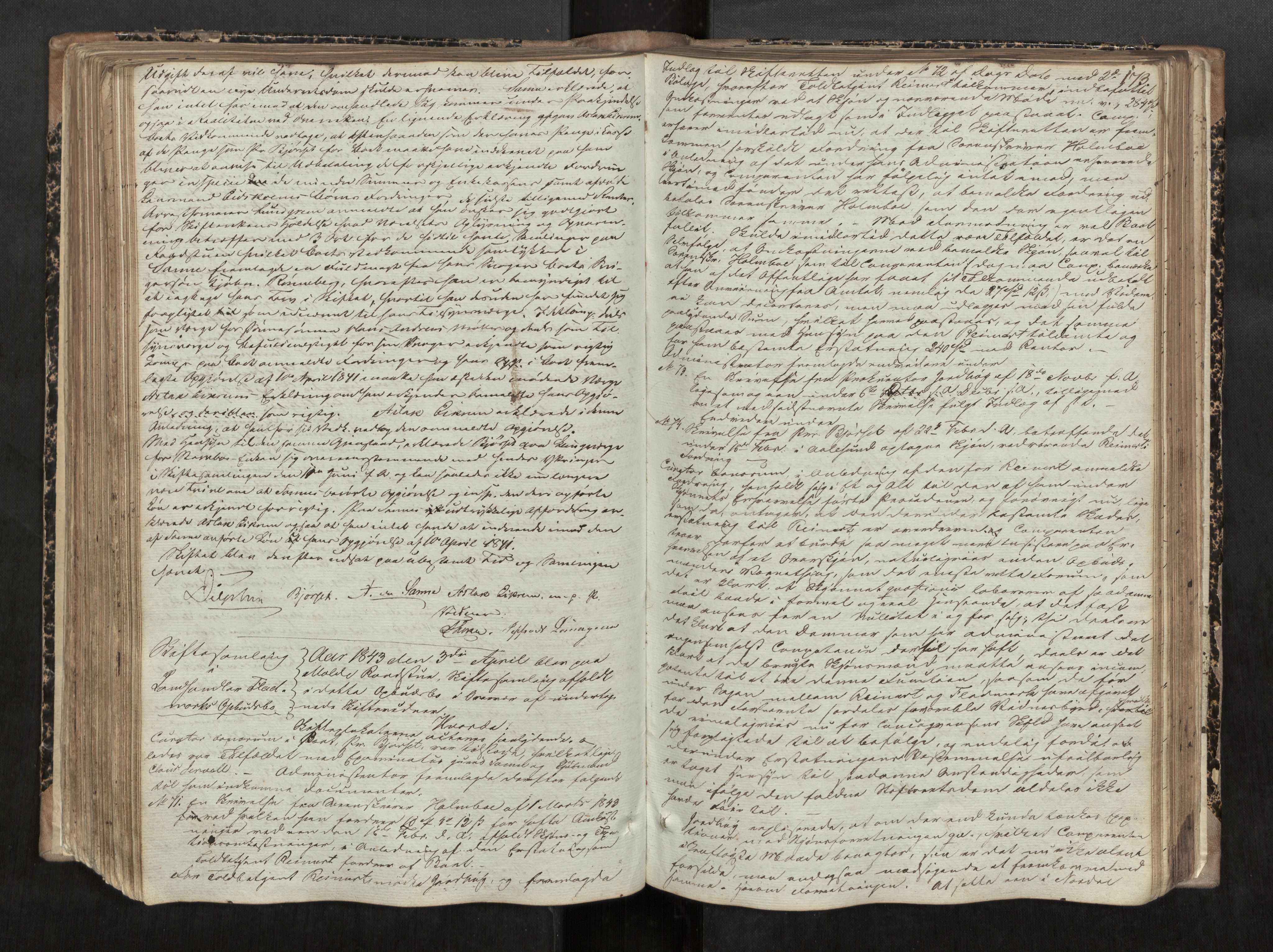 Romsdal sorenskriveri, AV/SAT-A-4149/1/3/3B/L0003: Skiftebehandlingsprotokoll, 1838-1846, s. 173