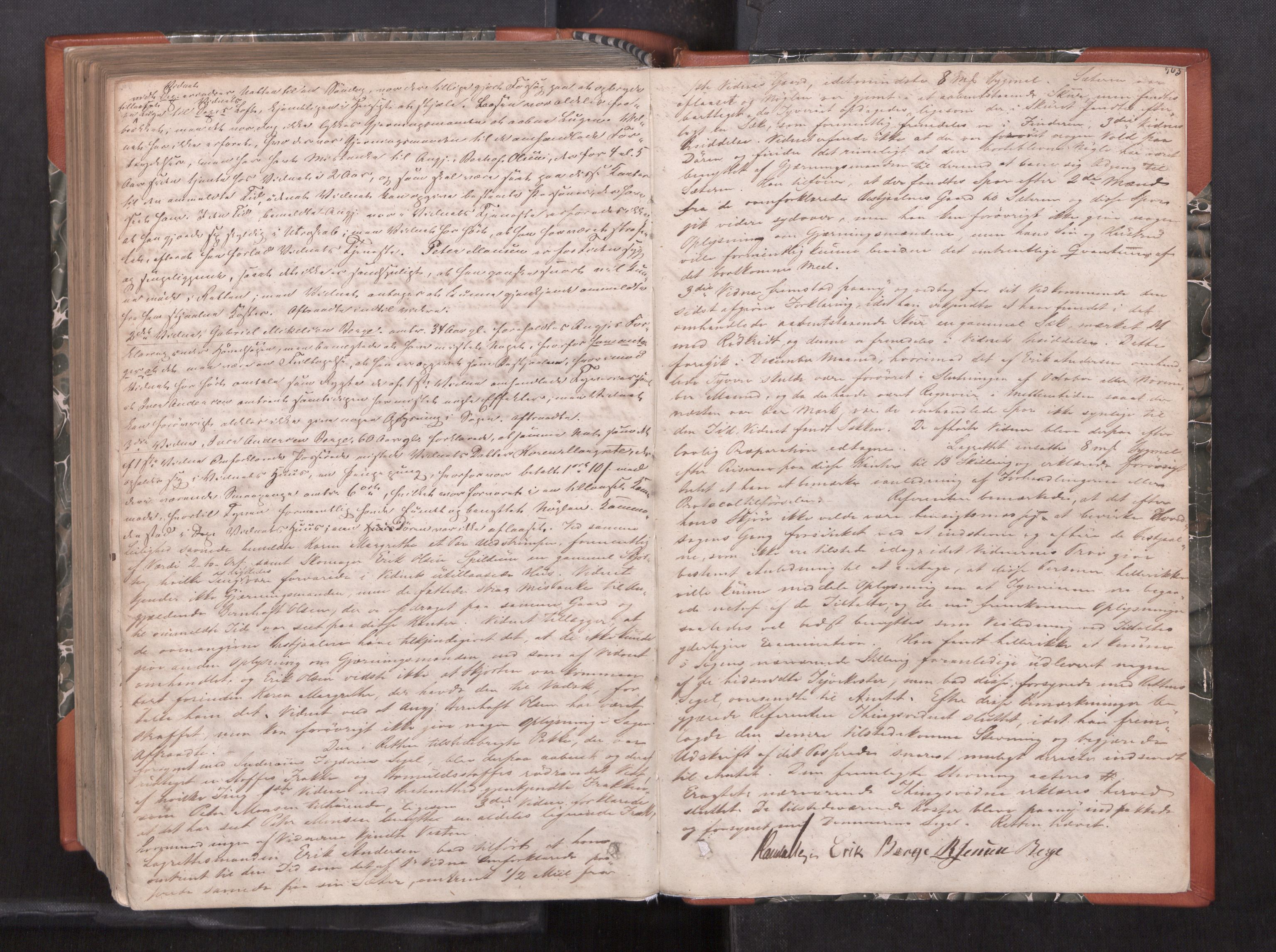 Namdal sorenskriveri, AV/SAT-A-4133/1/1/1B/L0011: Ekstrarettsprotokoll nr. 9, 1852-1856, s. 362b-363a