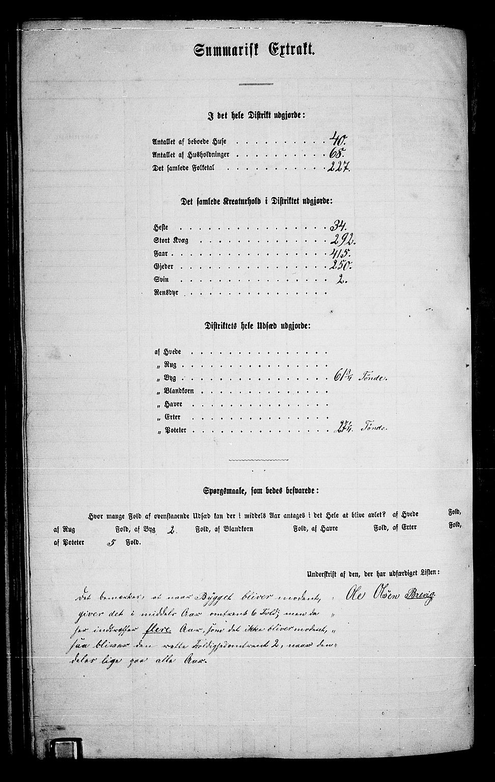 RA, Folketelling 1865 for 0633P Nore prestegjeld, 1865, s. 145