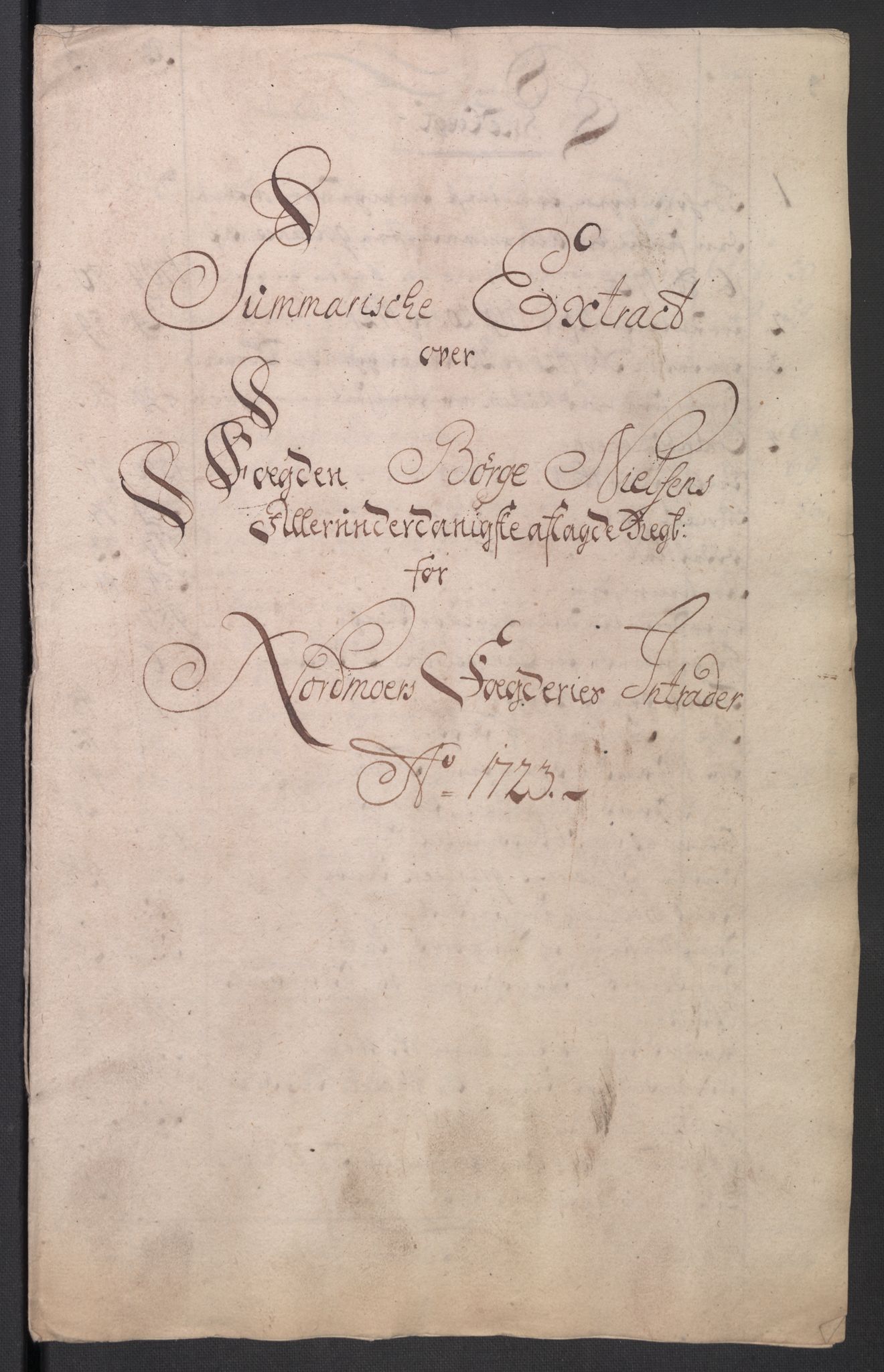 Rentekammeret inntil 1814, Reviderte regnskaper, Fogderegnskap, RA/EA-4092/R56/L3756: Fogderegnskap Nordmøre, 1723, s. 14