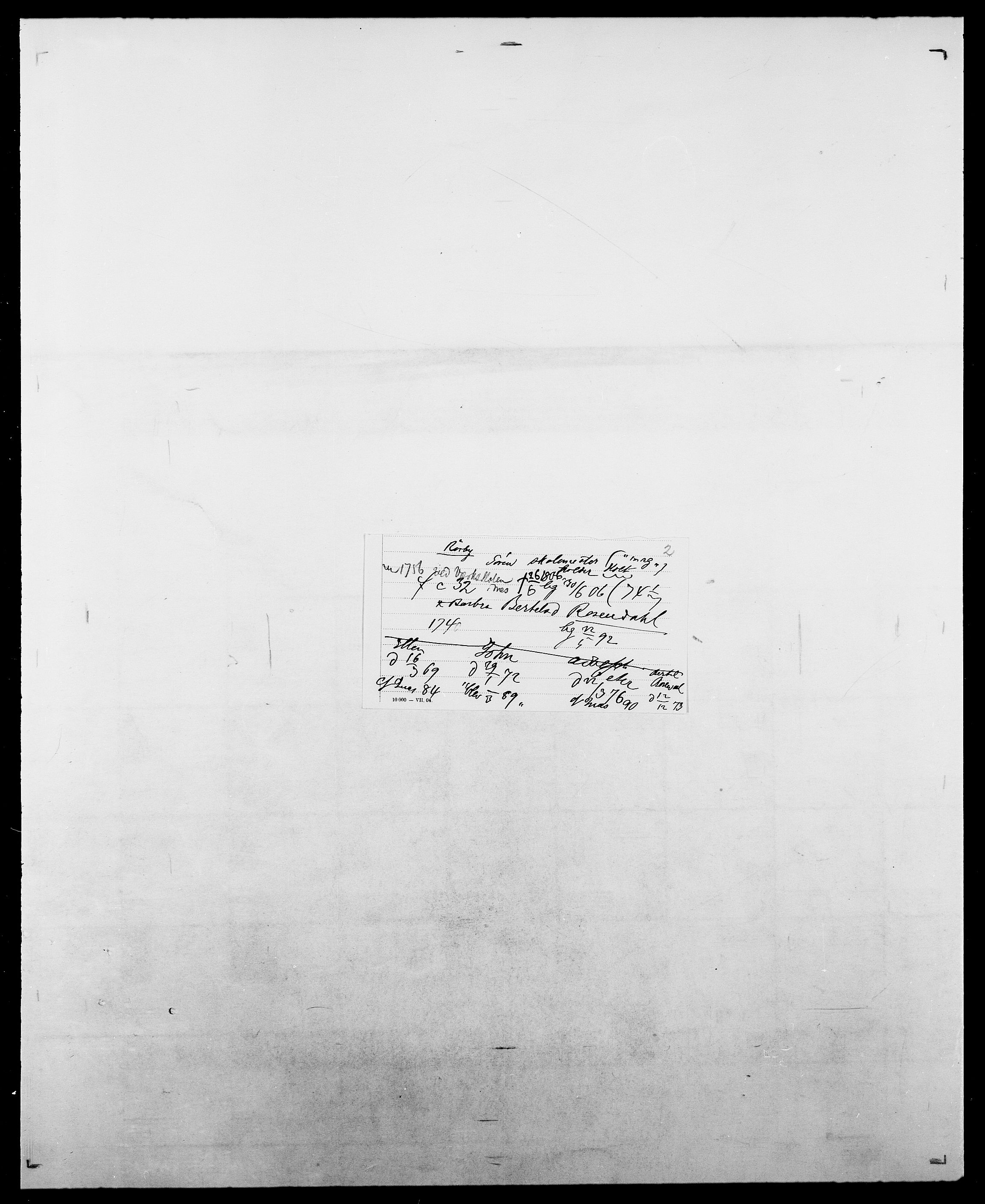Delgobe, Charles Antoine - samling, SAO/PAO-0038/D/Da/L0033: Roald - Røyem, s. 799