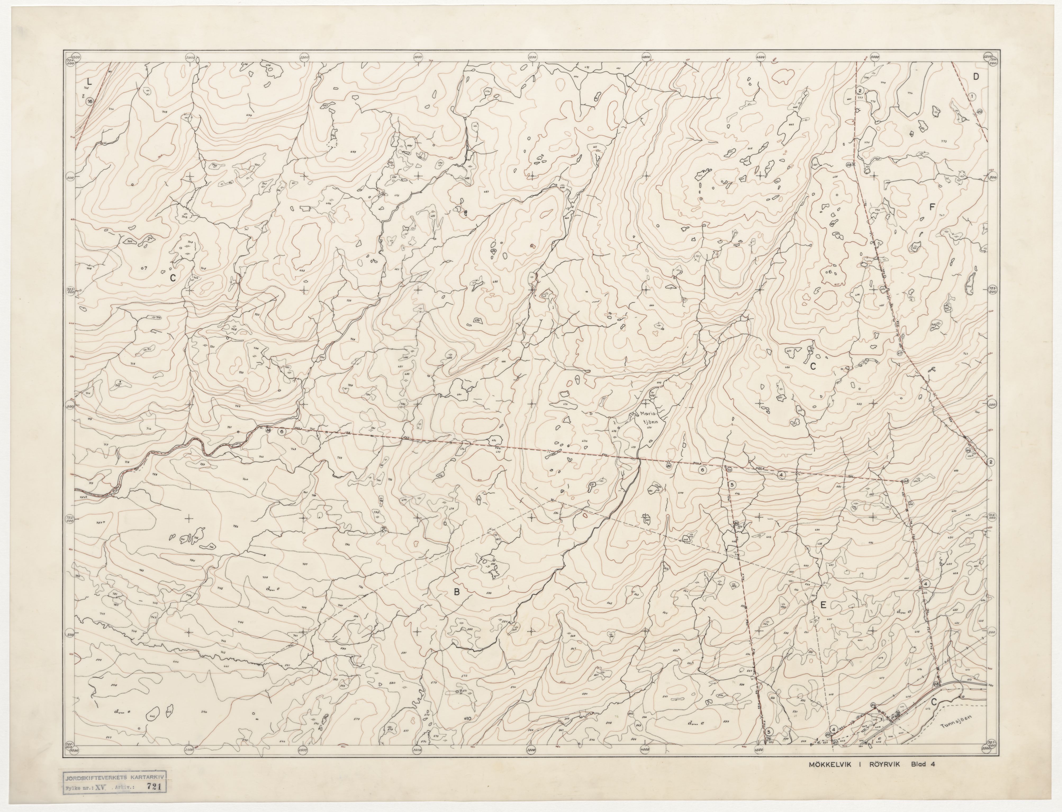 Jordskifteverkets kartarkiv, AV/RA-S-3929/T, 1859-1988, s. 965