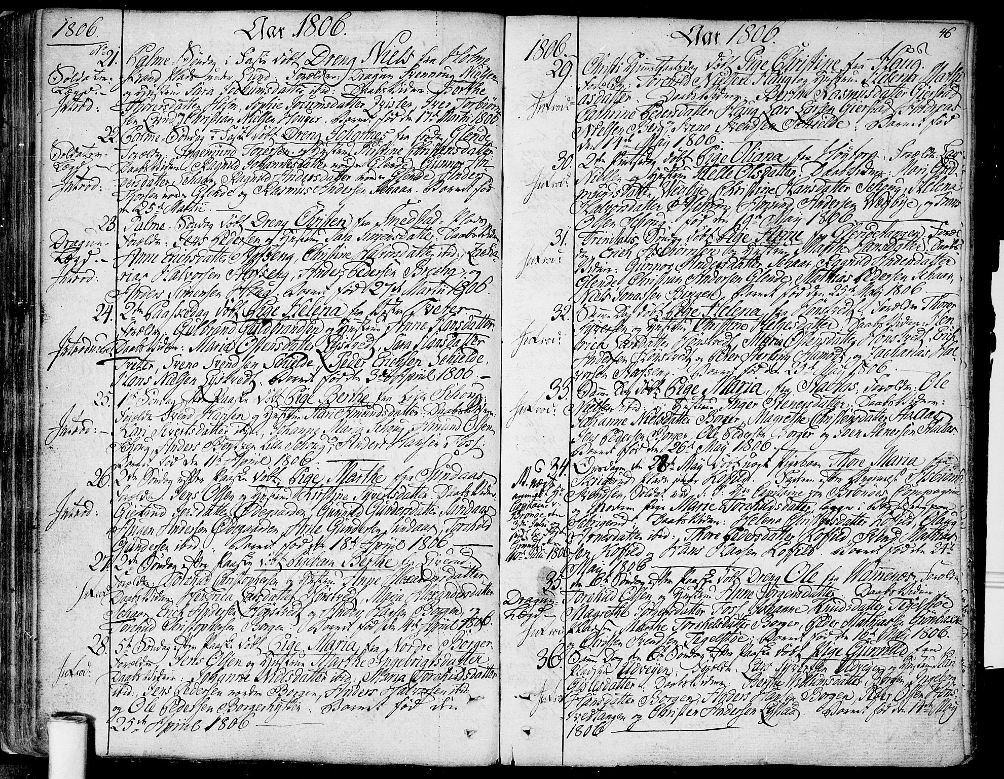 Skiptvet prestekontor Kirkebøker, AV/SAO-A-20009/F/Fa/L0004: Ministerialbok nr. 4, 1794-1814, s. 46