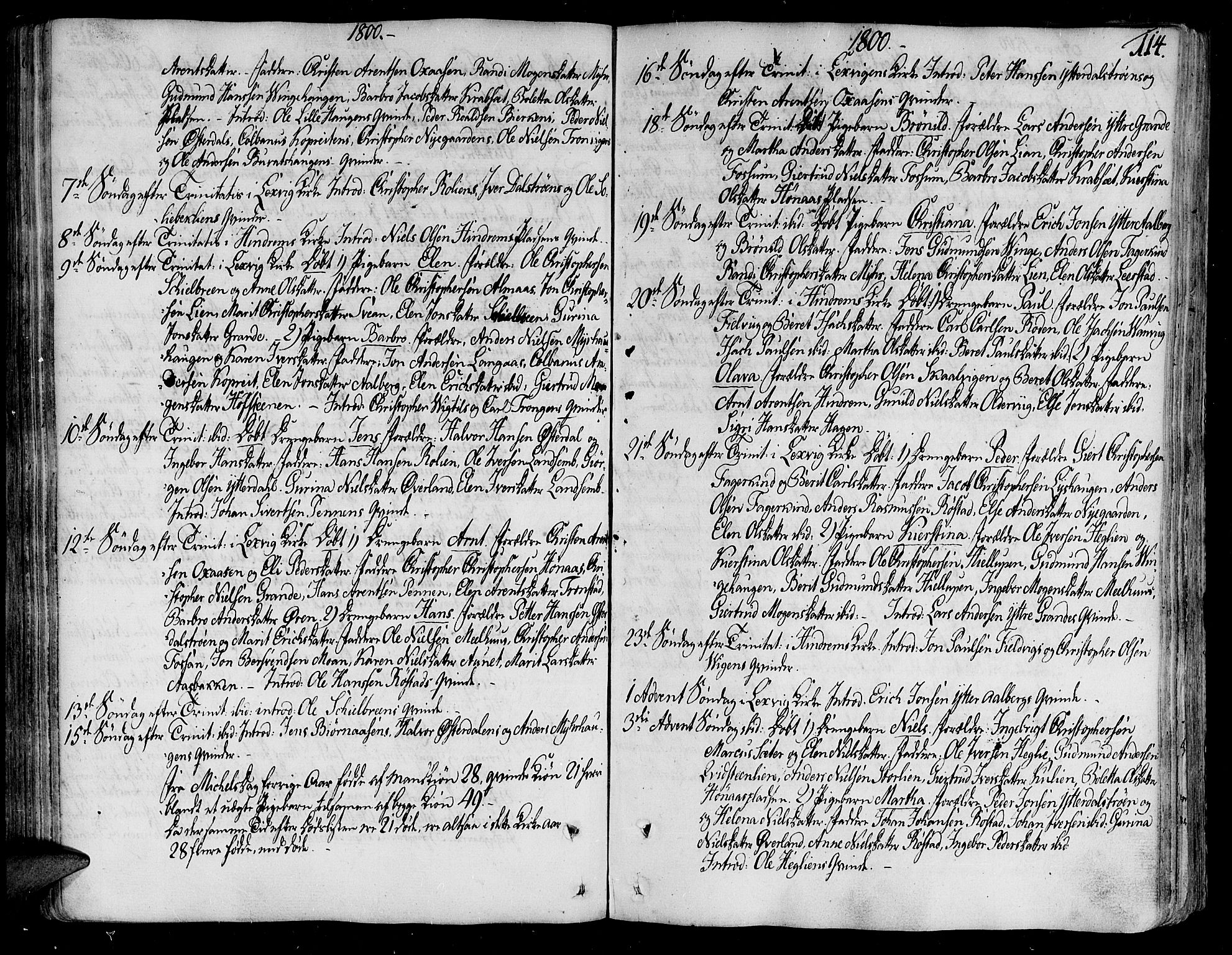 Ministerialprotokoller, klokkerbøker og fødselsregistre - Nord-Trøndelag, AV/SAT-A-1458/701/L0004: Ministerialbok nr. 701A04, 1783-1816, s. 114