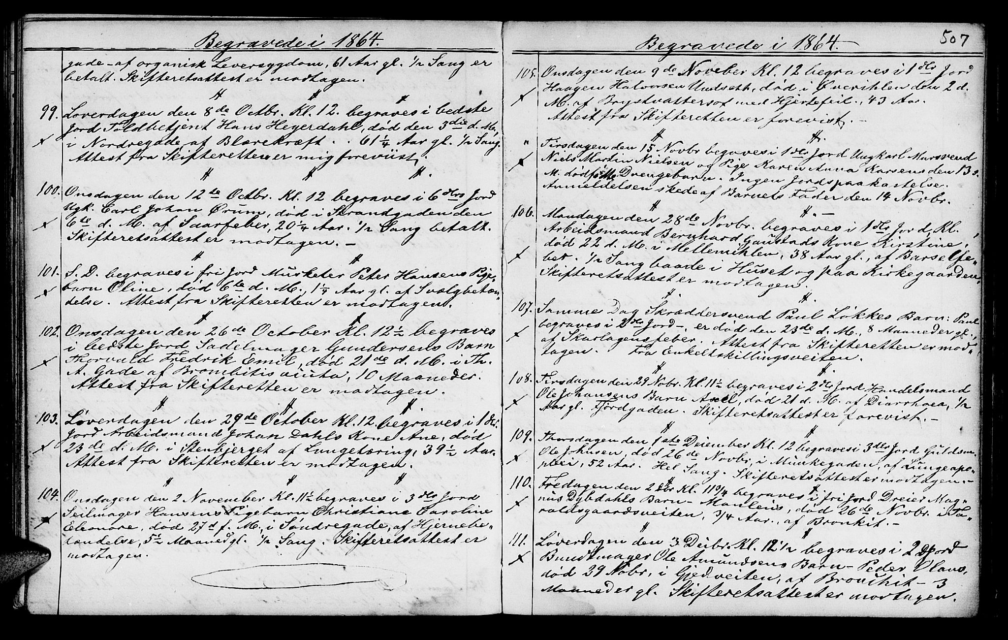Ministerialprotokoller, klokkerbøker og fødselsregistre - Sør-Trøndelag, SAT/A-1456/602/L0140: Klokkerbok nr. 602C08, 1864-1872, s. 506-507