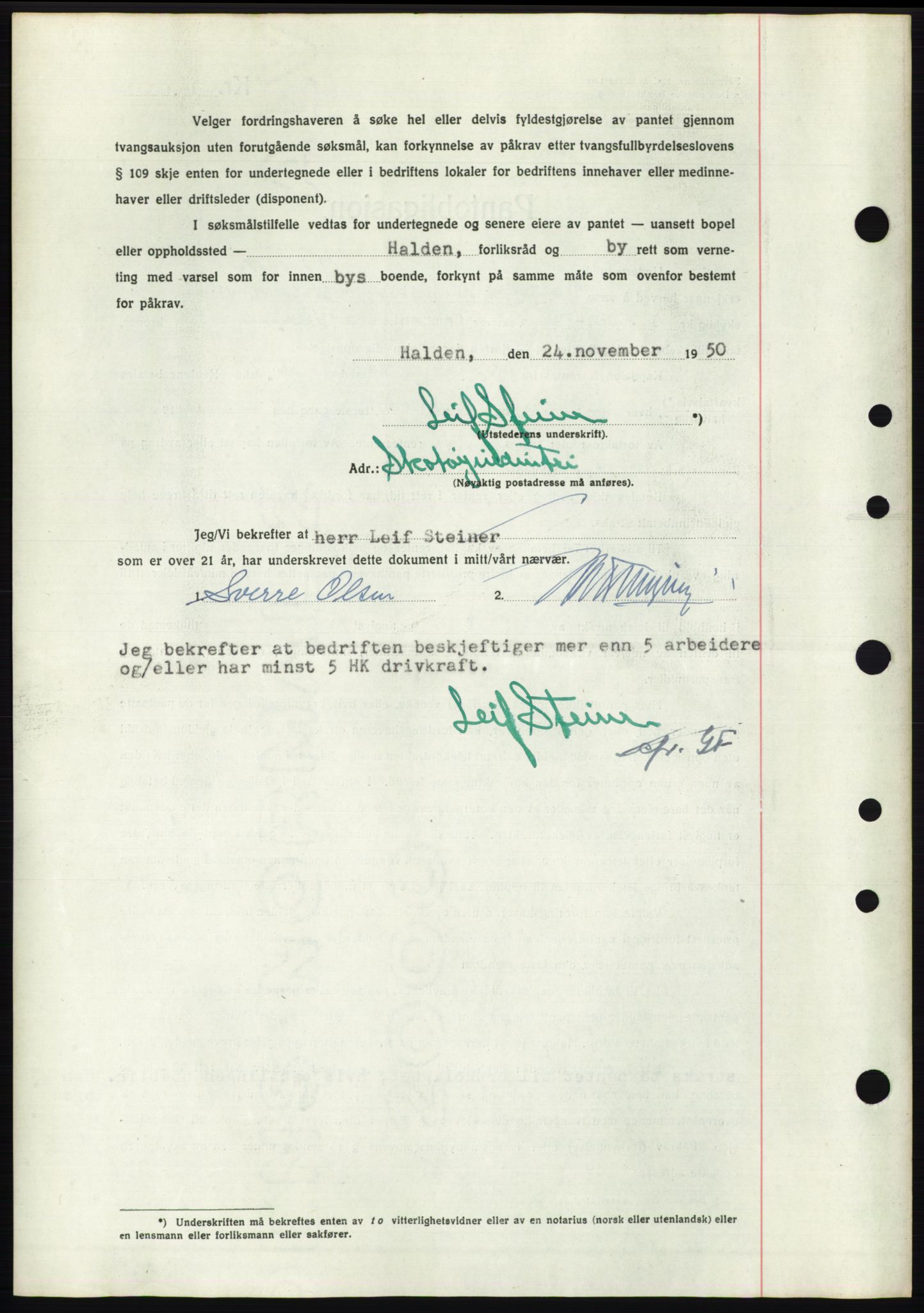 Idd og Marker sorenskriveri, AV/SAO-A-10283/G/Gb/Gbc/L0005: Pantebok nr. B16-20, 1950-1950, Tingl.dato: 12.12.1950
