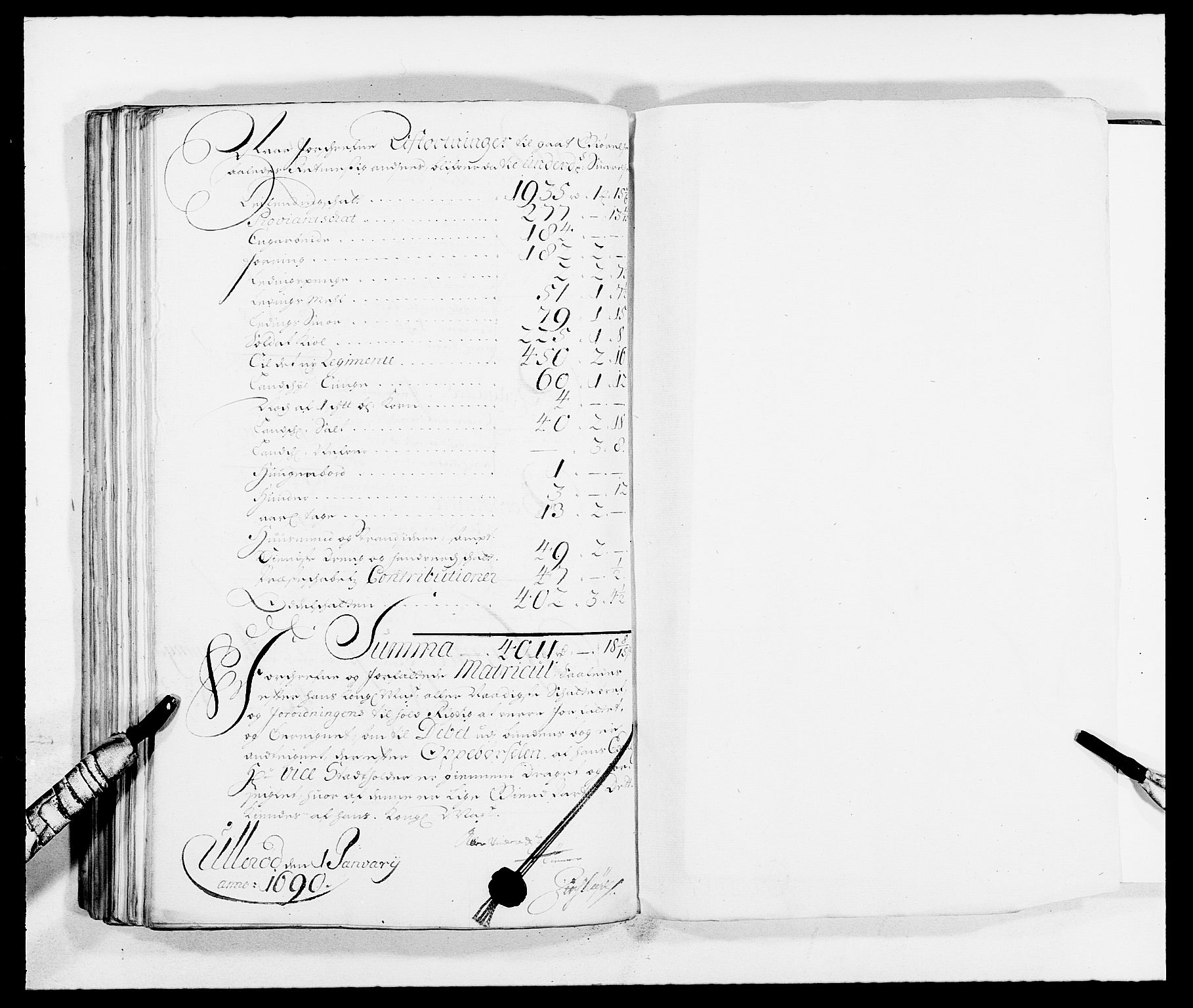 Rentekammeret inntil 1814, Reviderte regnskaper, Fogderegnskap, RA/EA-4092/R09/L0435: Fogderegnskap Follo, 1689-1691, s. 160