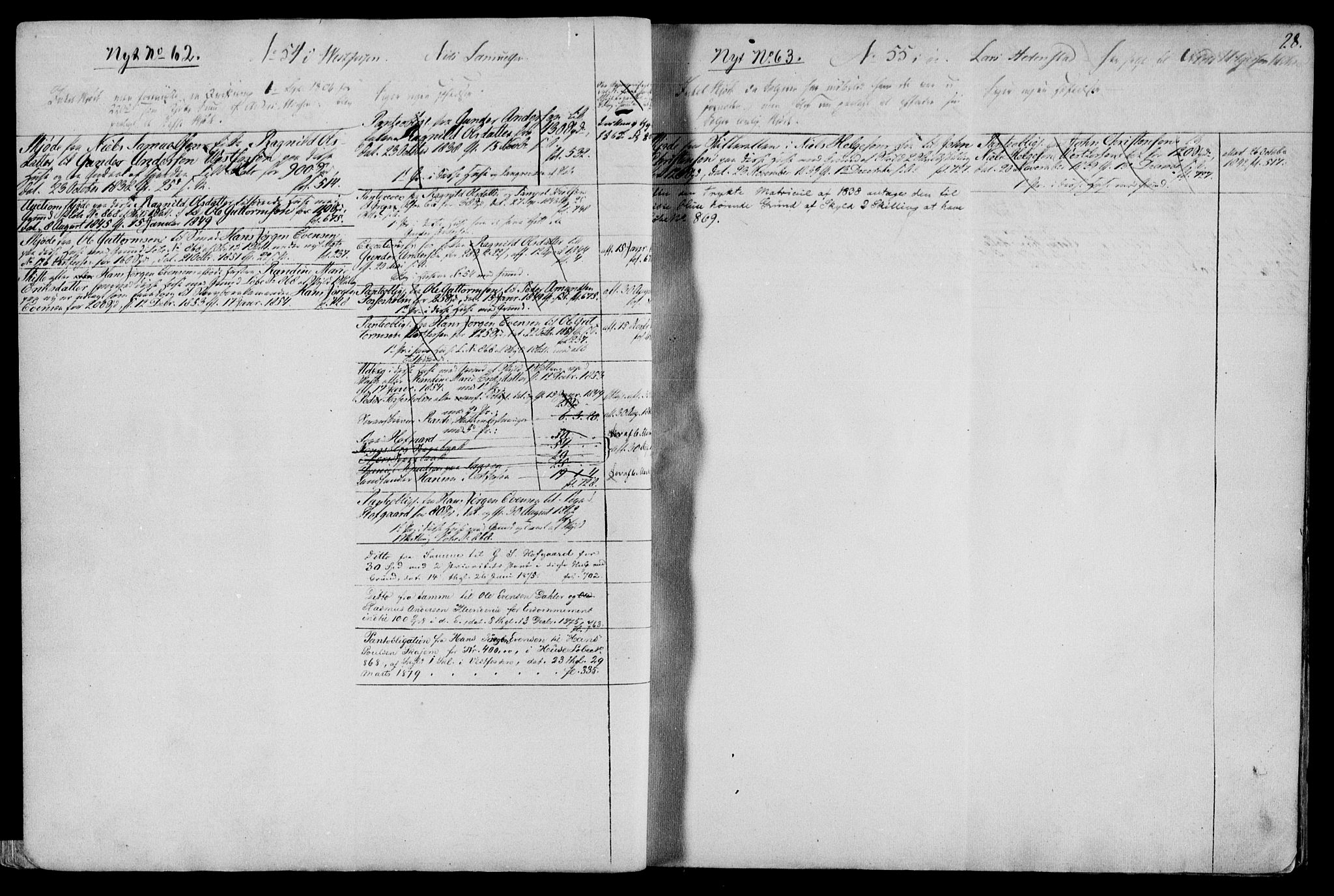 Eiker, Modum og Sigdal sorenskriveri, AV/SAKO-A-123/G/Gb/Gbd/L0001: Panteregister nr. IV 1, s. 28