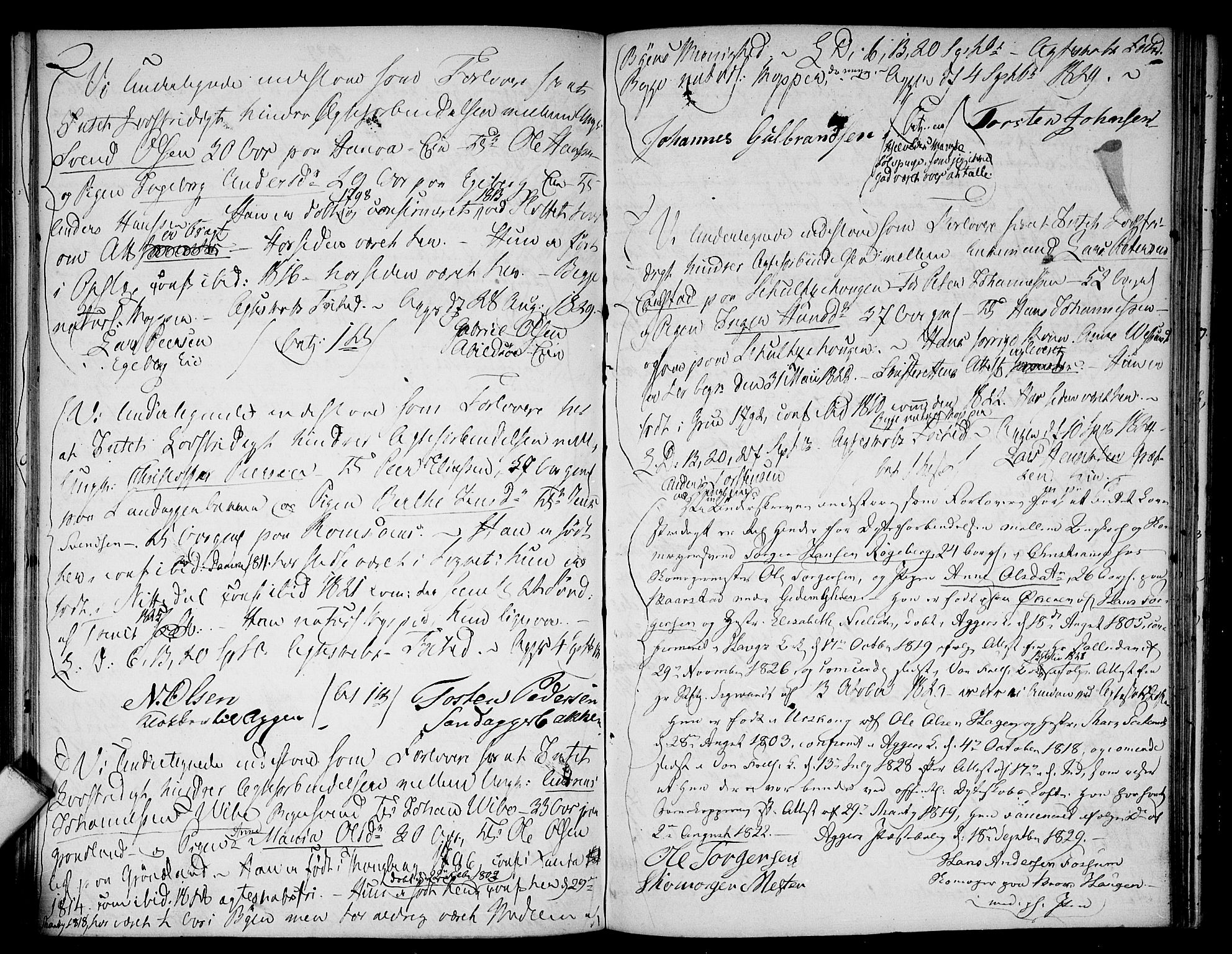 Aker prestekontor kirkebøker, AV/SAO-A-10861/L/L0004: Forlovererklæringer nr. 4, 1778-1831