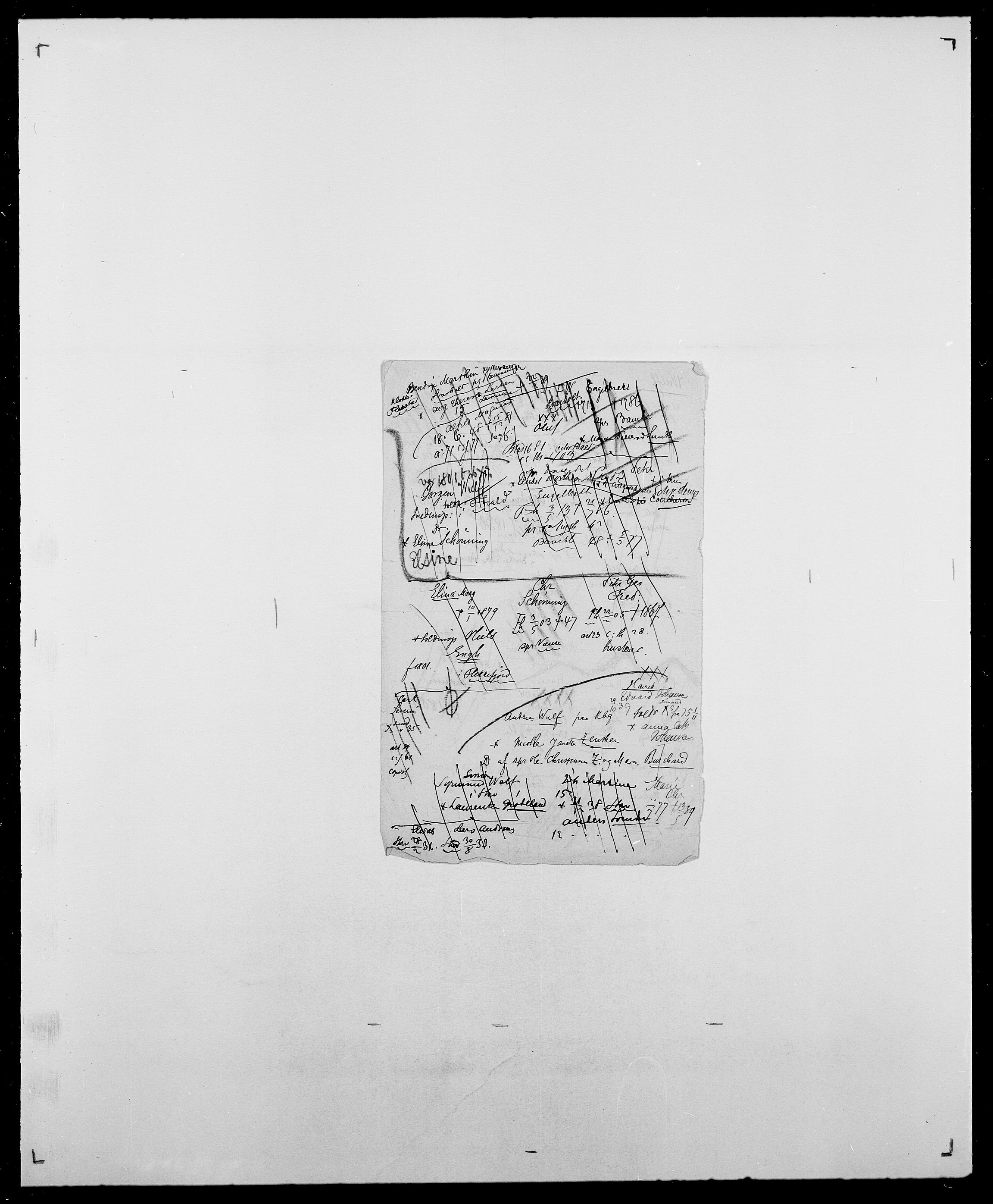 Delgobe, Charles Antoine - samling, AV/SAO-PAO-0038/D/Da/L0042: Vilain - Wulf, Wulff, se også Wolf, s. 796