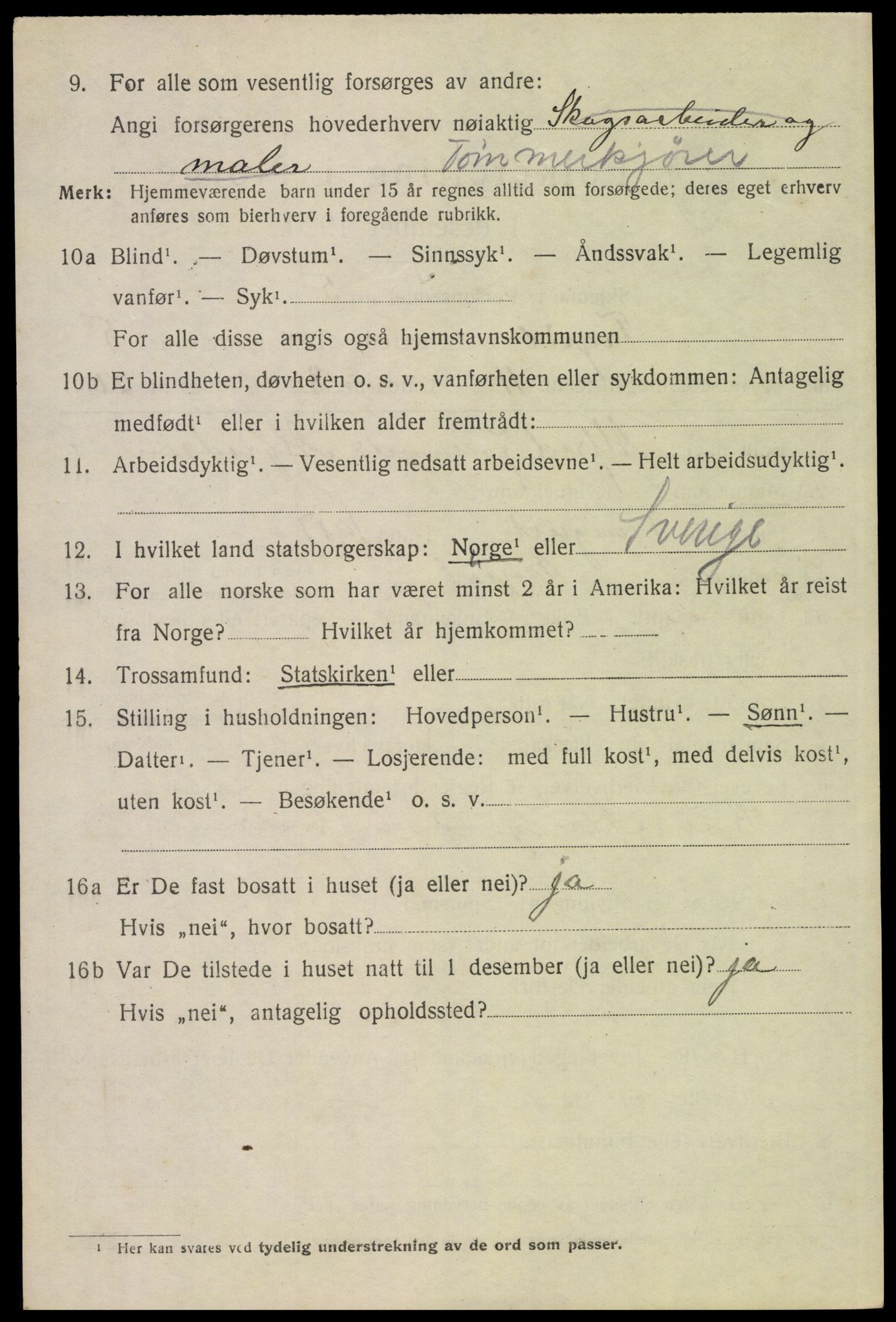 SAH, Folketelling 1920 for 0428 Trysil herred, 1920, s. 4424