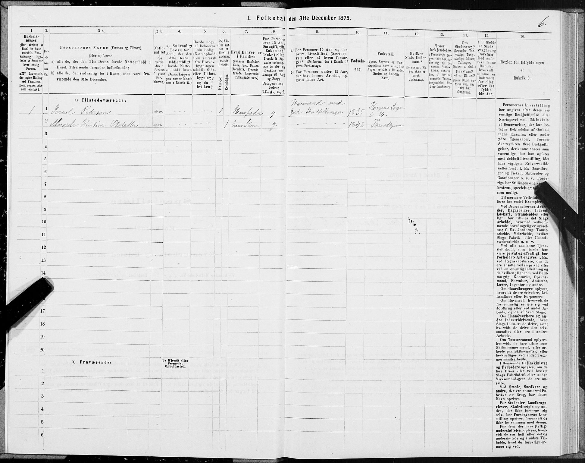 SAT, Folketelling 1875 for 1832P Hemnes prestegjeld, 1875, s. 3006