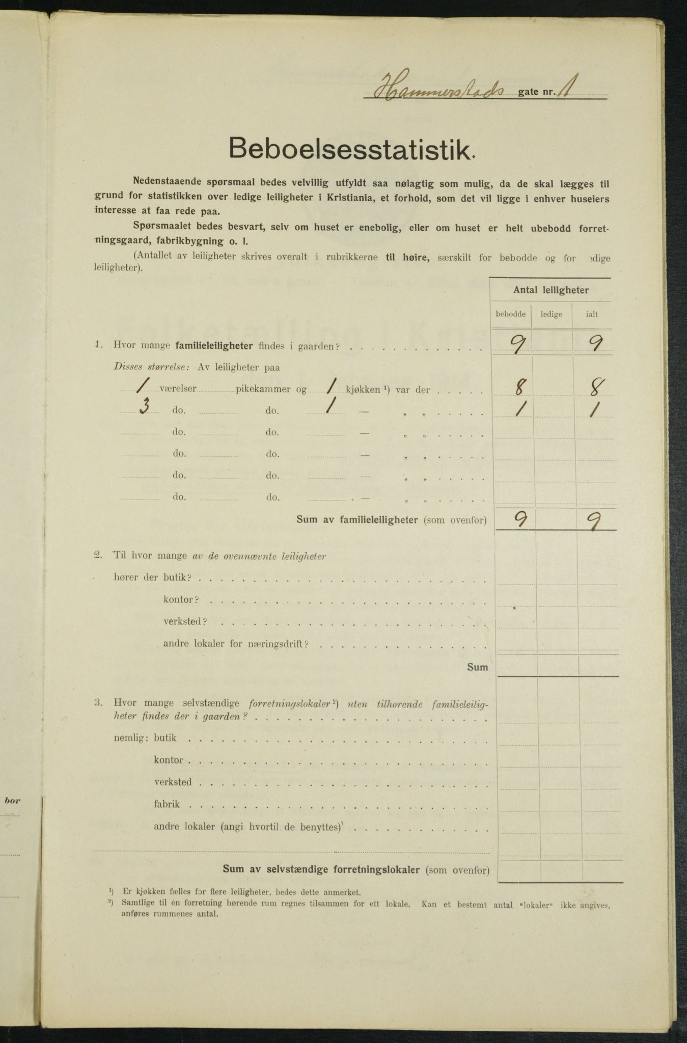 OBA, Kommunal folketelling 1.2.1914 for Kristiania, 1914, s. 34592