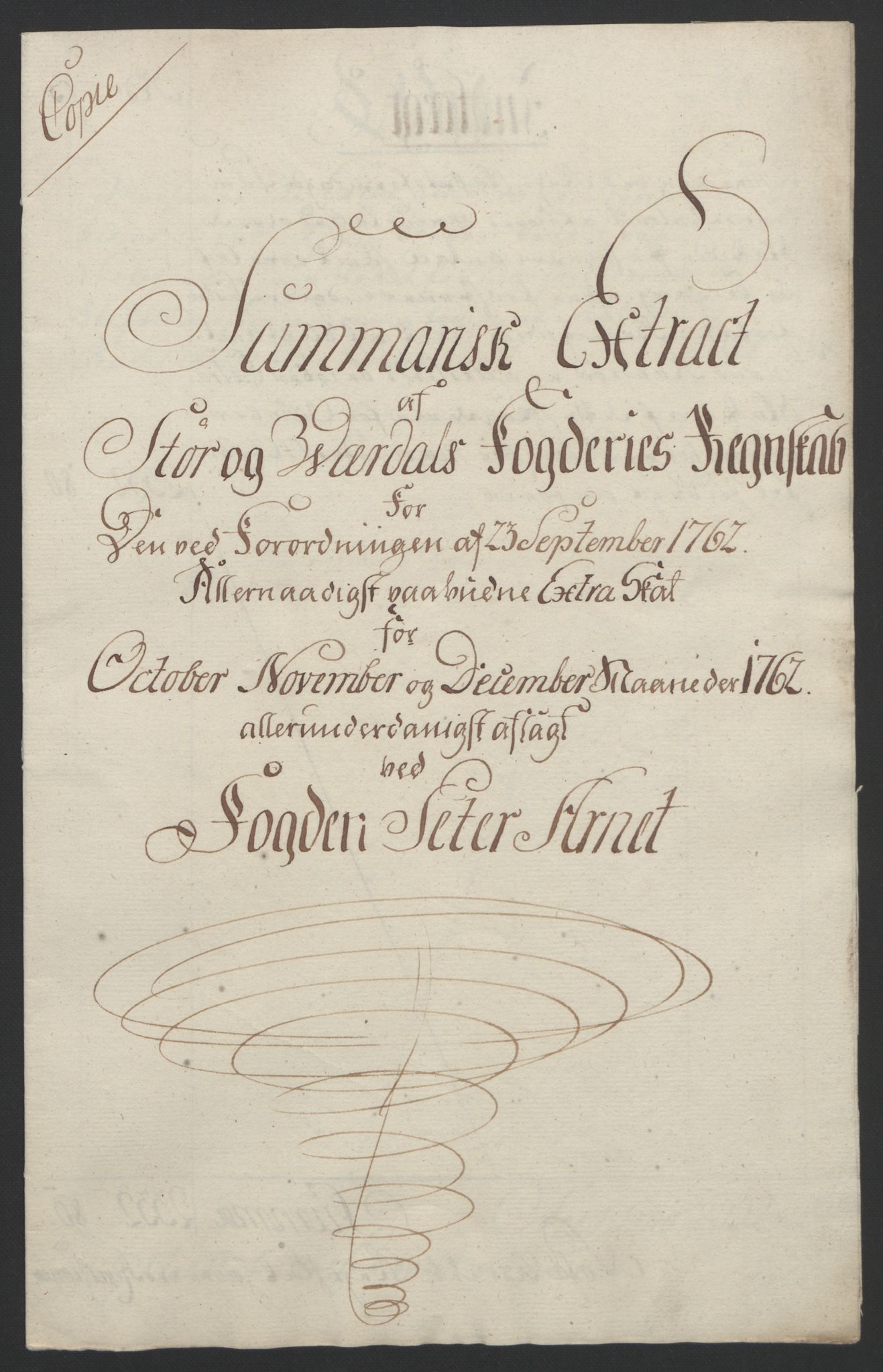 Rentekammeret inntil 1814, Reviderte regnskaper, Fogderegnskap, RA/EA-4092/R62/L4303: Ekstraskatten Stjørdal og Verdal, 1762-1763, s. 7
