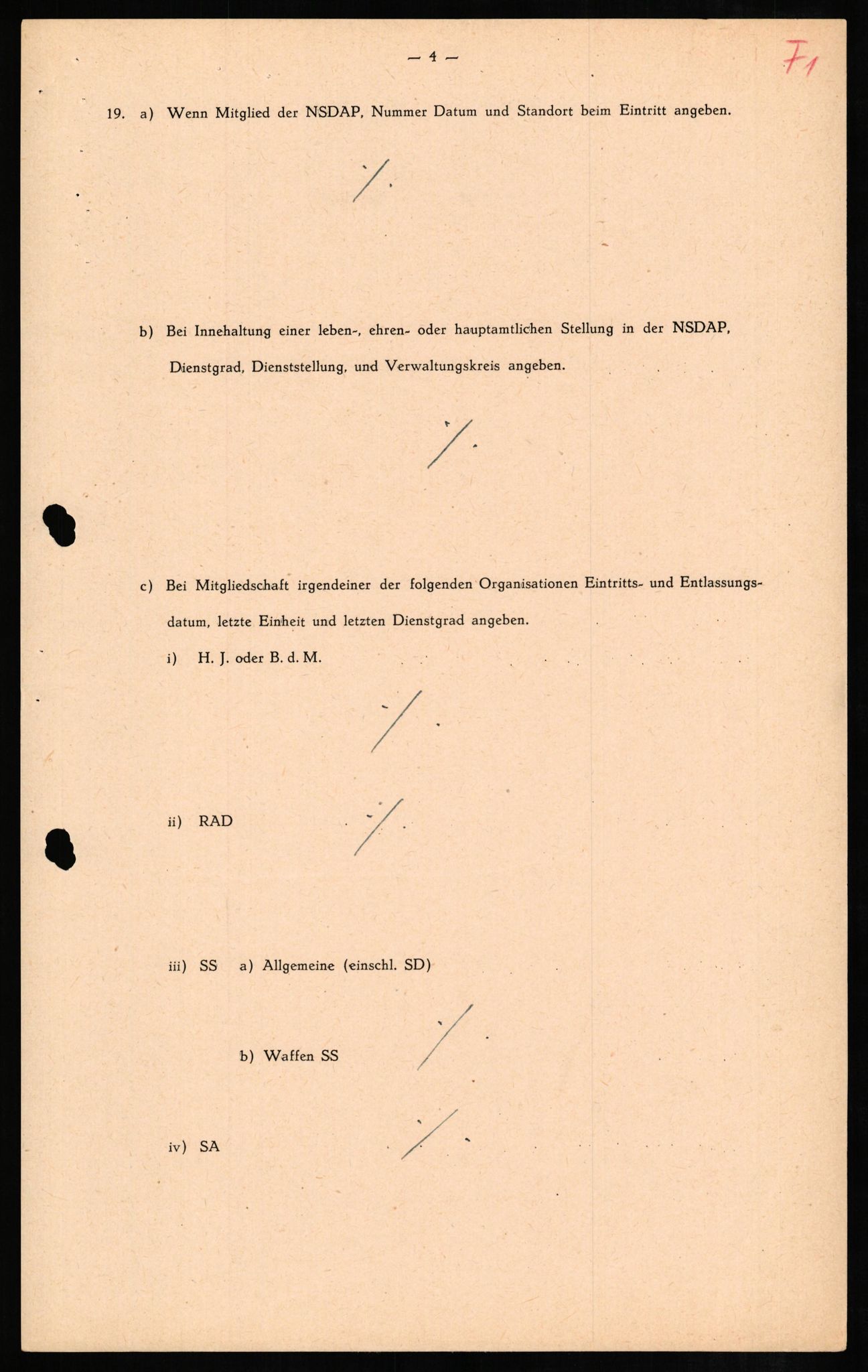Forsvaret, Forsvarets overkommando II, AV/RA-RAFA-3915/D/Db/L0007: CI Questionaires. Tyske okkupasjonsstyrker i Norge. Tyskere., 1945-1946, s. 395