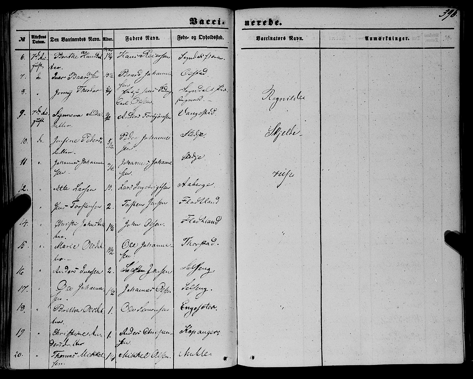 Sogndal sokneprestembete, AV/SAB-A-81301/H/Haa/Haaa/L0012II: Ministerialbok nr. A 12II, 1847-1877, s. 396