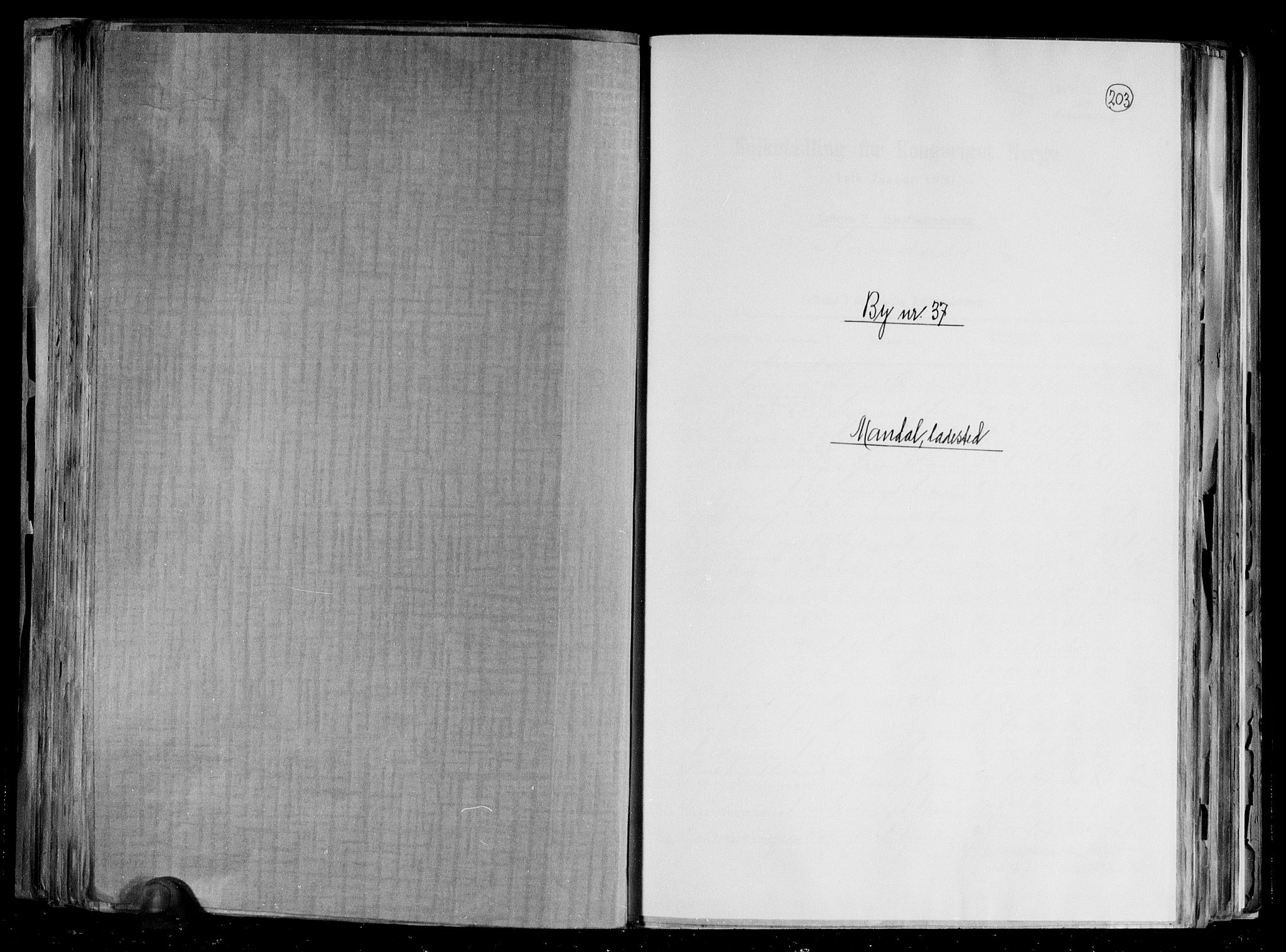 RA, Folketelling 1891 for 1002 Mandal ladested, 1891, s. 1